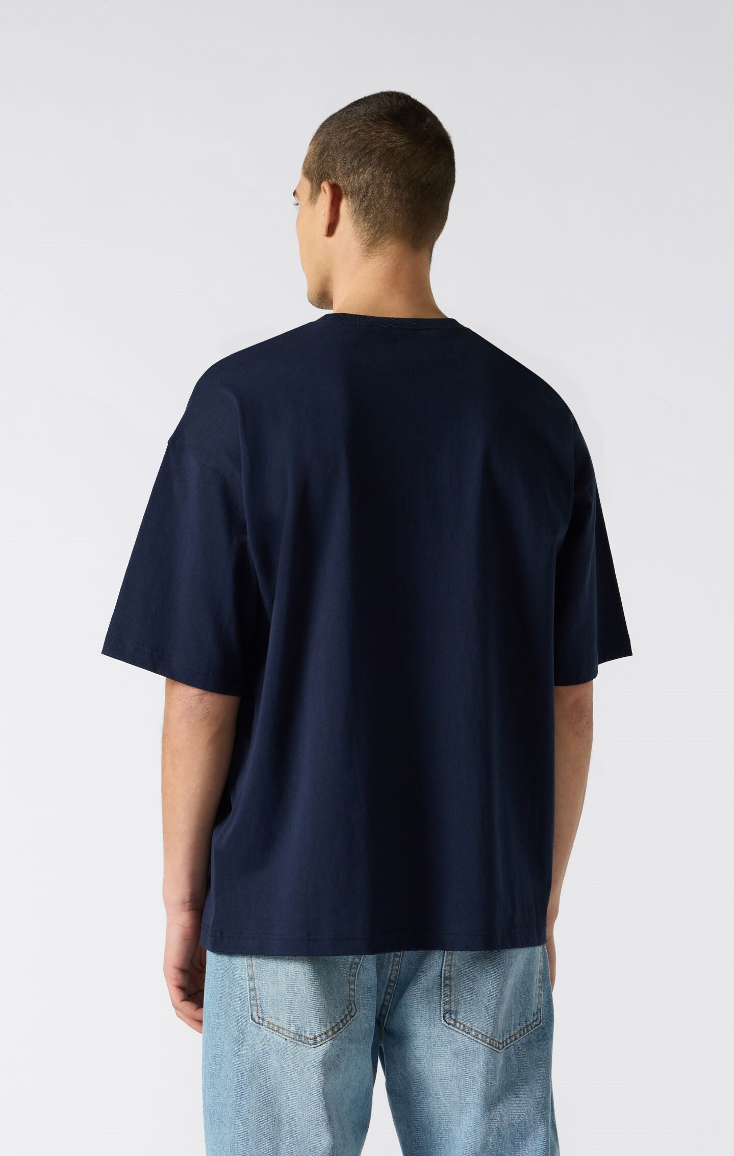 T-shirt Homme en Jersey de Coton Épais