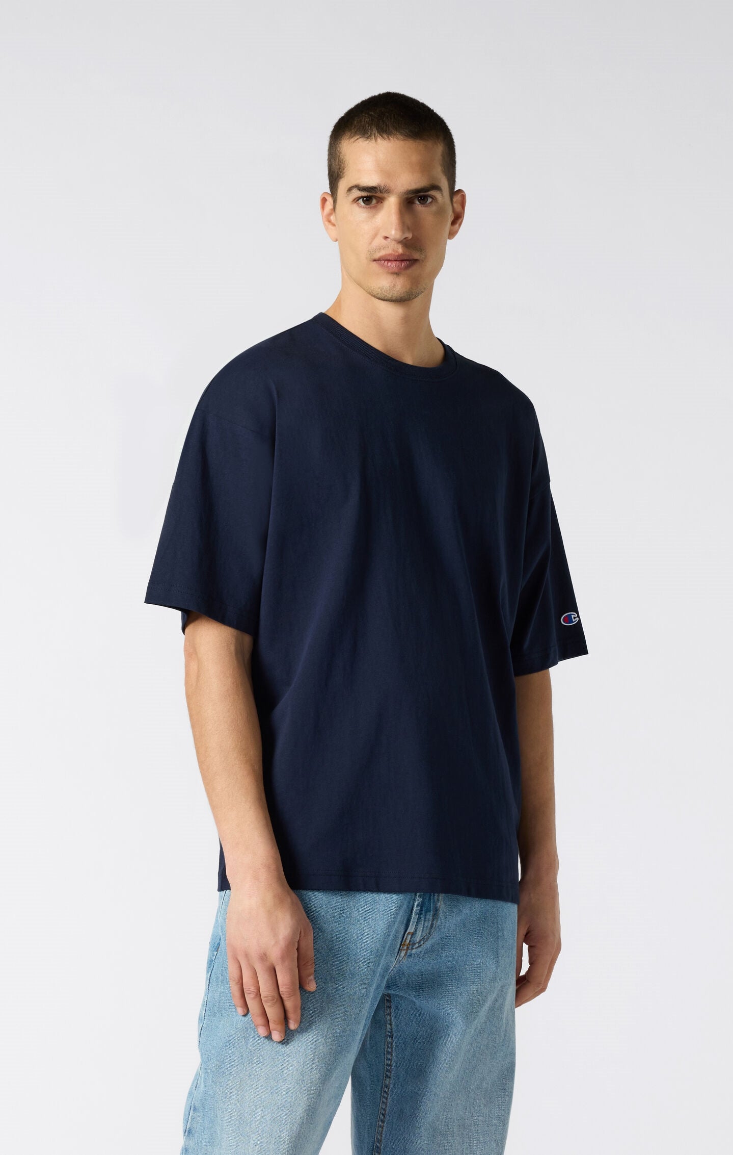T-shirt Homme en Jersey de Coton Épais