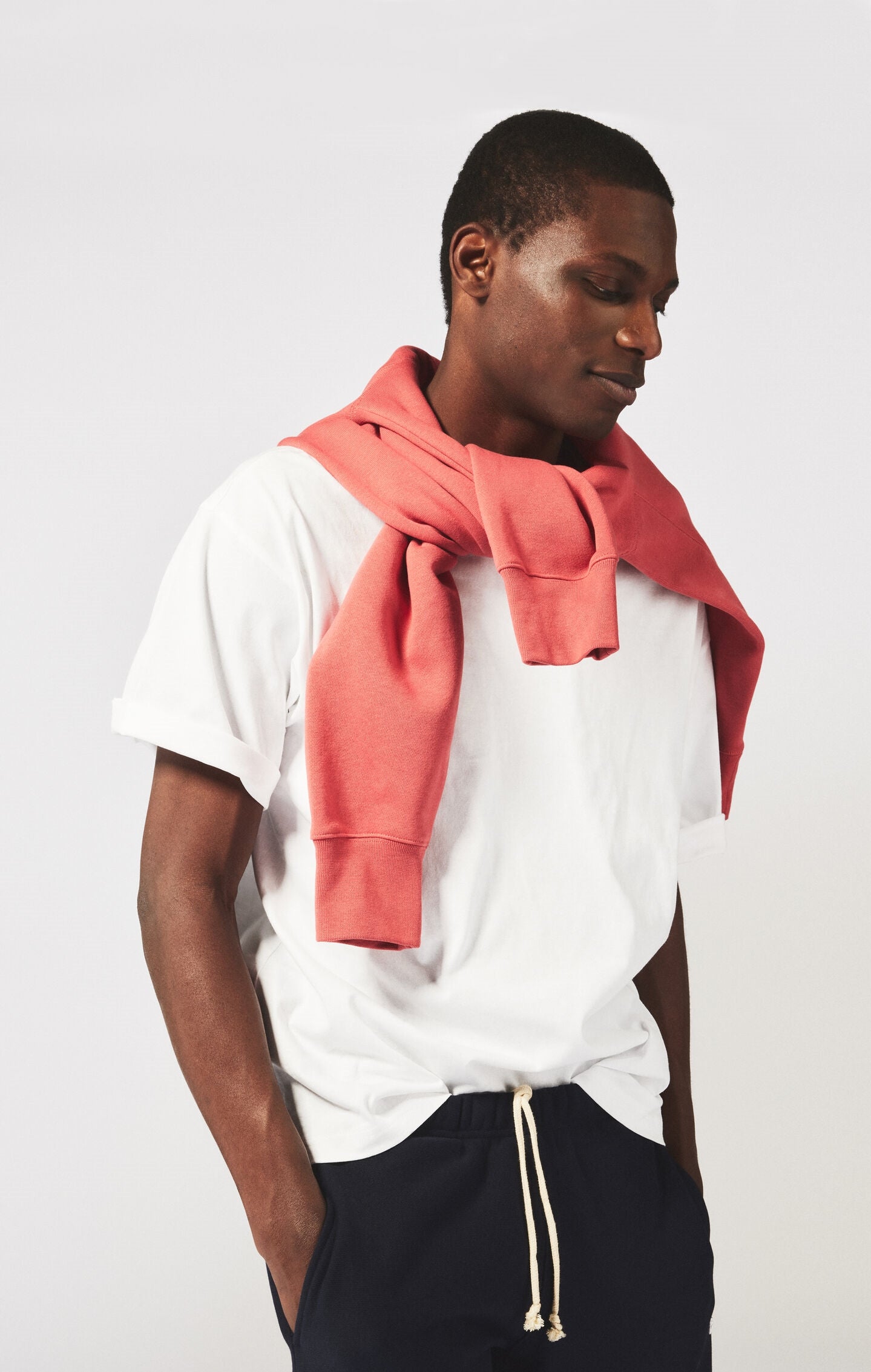 T-shirt Homme en Jersey de Coton Épais
