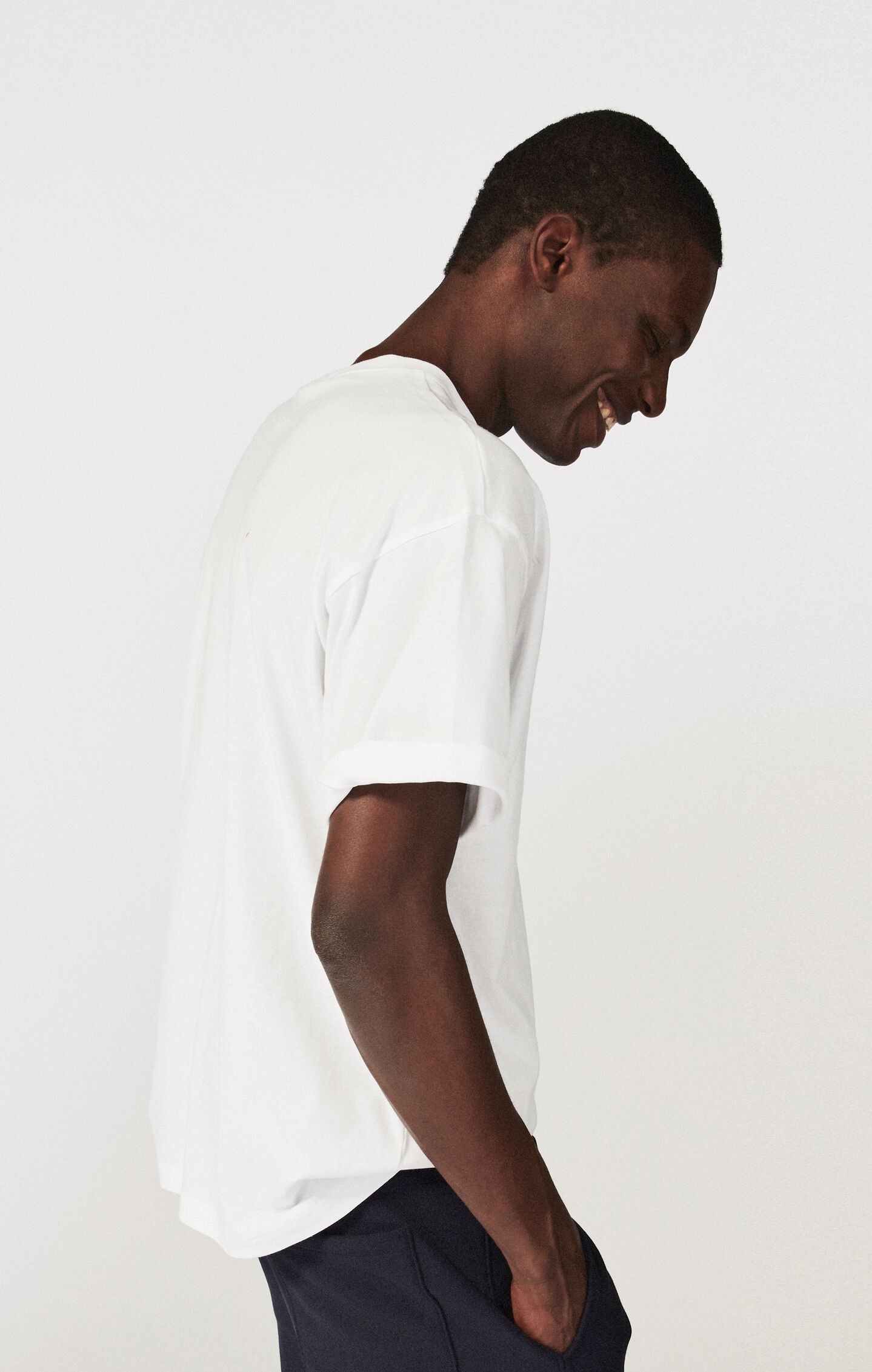 T-shirt Homme en Jersey de Coton Épais