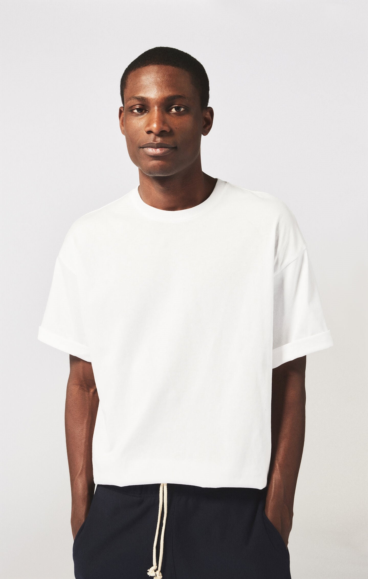 T-shirt Homme en Jersey de Coton Épais