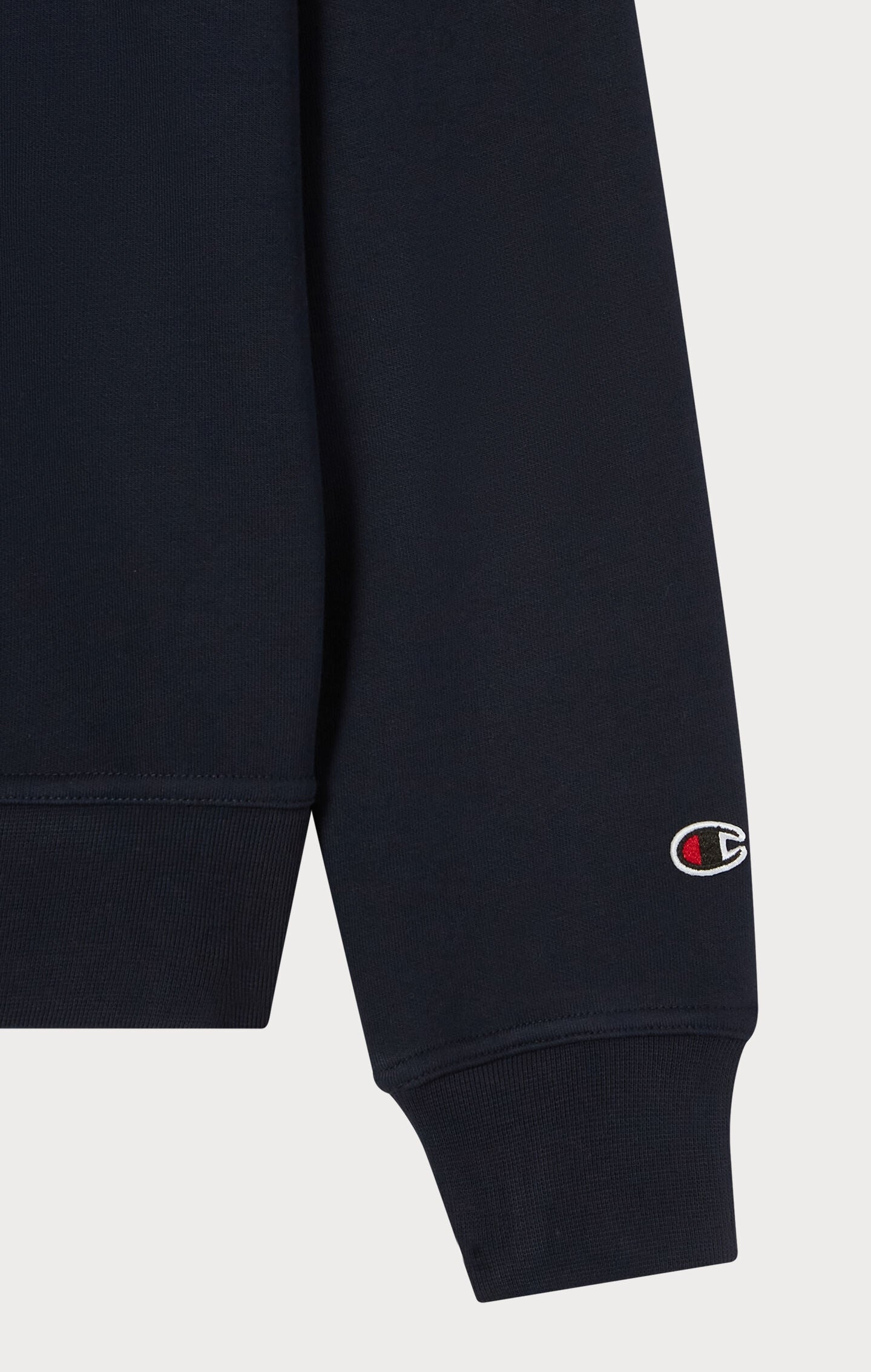 Men's Lightweight Slim Fit Sweatshirt with Small Embroidered Logo