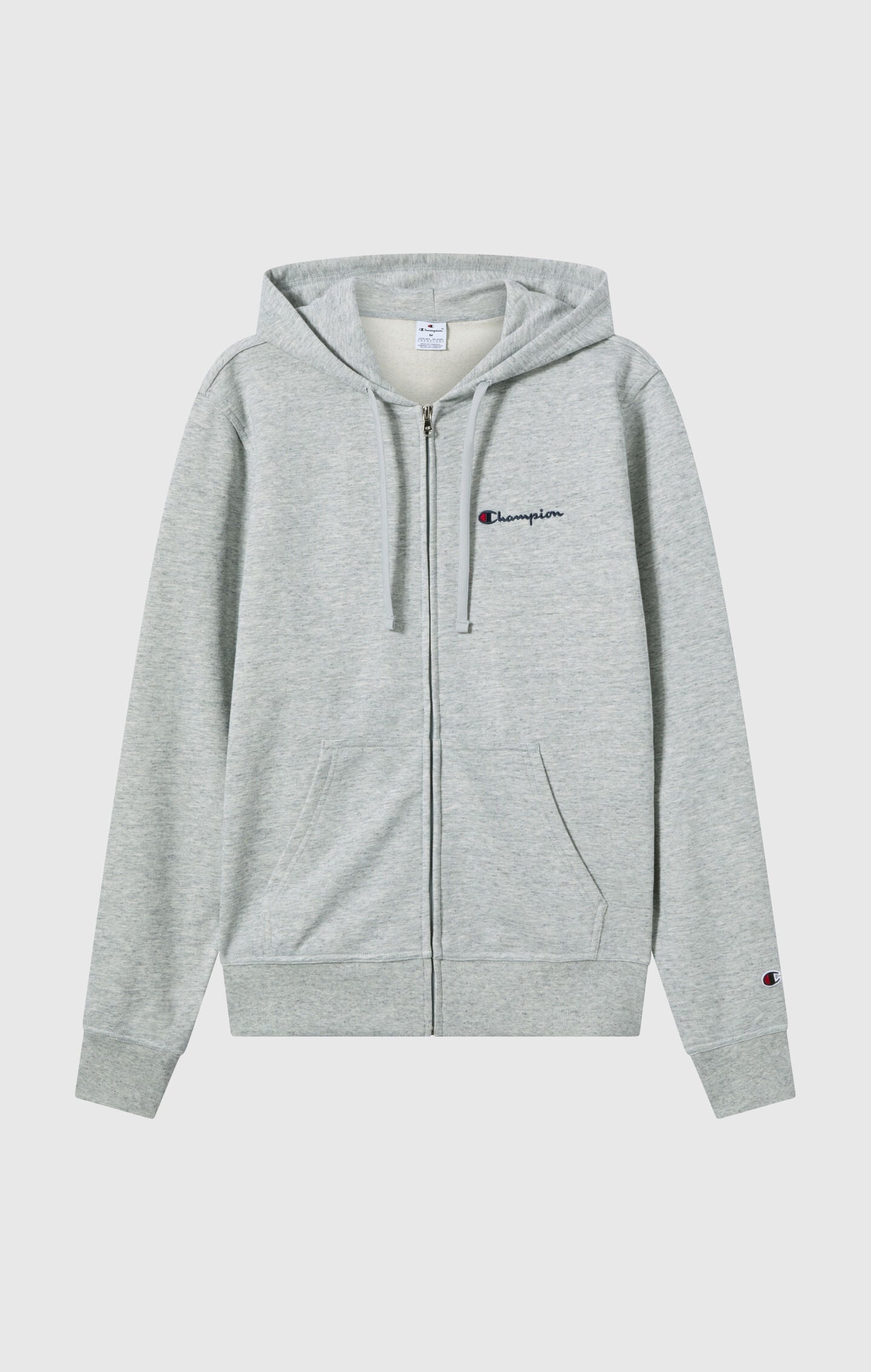 Sweat à Capuche Léger Slim Fit Homme avec Fermeture Zippée Intégrale et Petit Logo