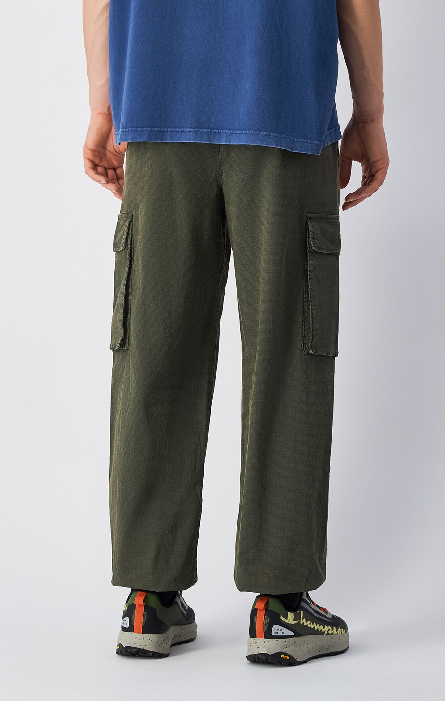 Men's Time Capsule Washed Look Woven Cargo Pants