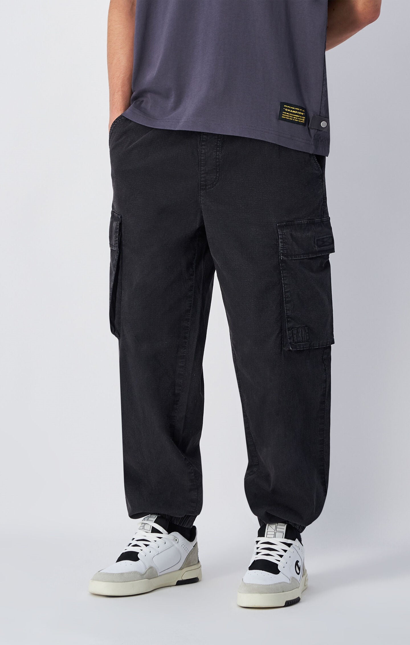 Men's Time Capsule Washed Look Woven Cargo Pants