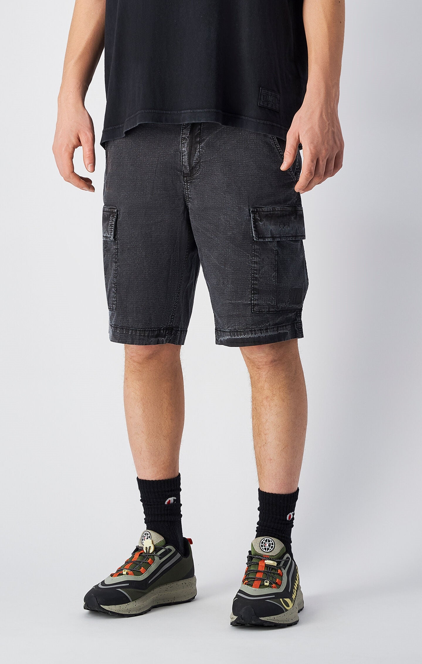 Men's Time Capsule Washed Look Cargo Shorts