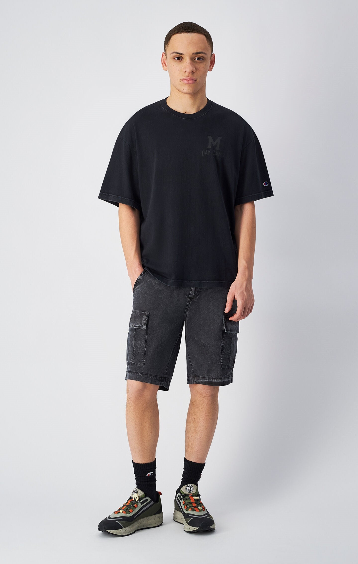 Men's Time Capsule Washed Look Cargo Shorts