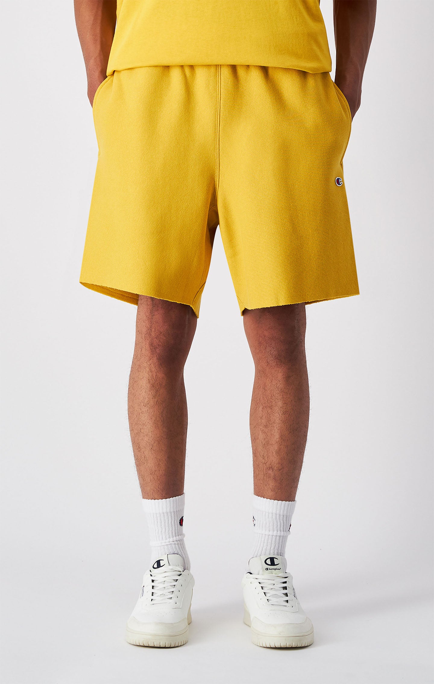 Fleece-Shorts Reverse Weave für Herren Gelb rwss core | Champion Deutschland