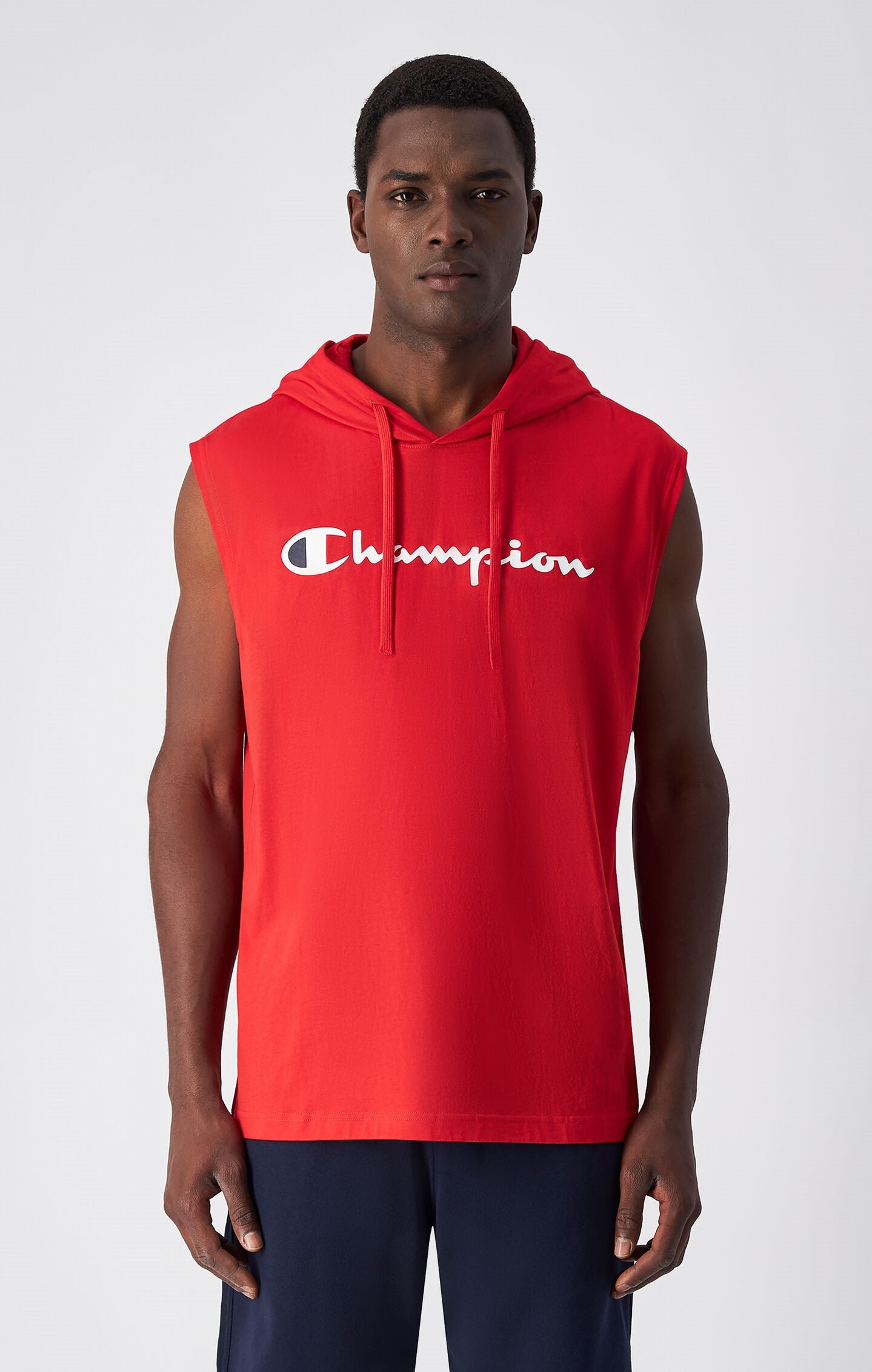 Men's Cotton Tank Top With Hood Icons