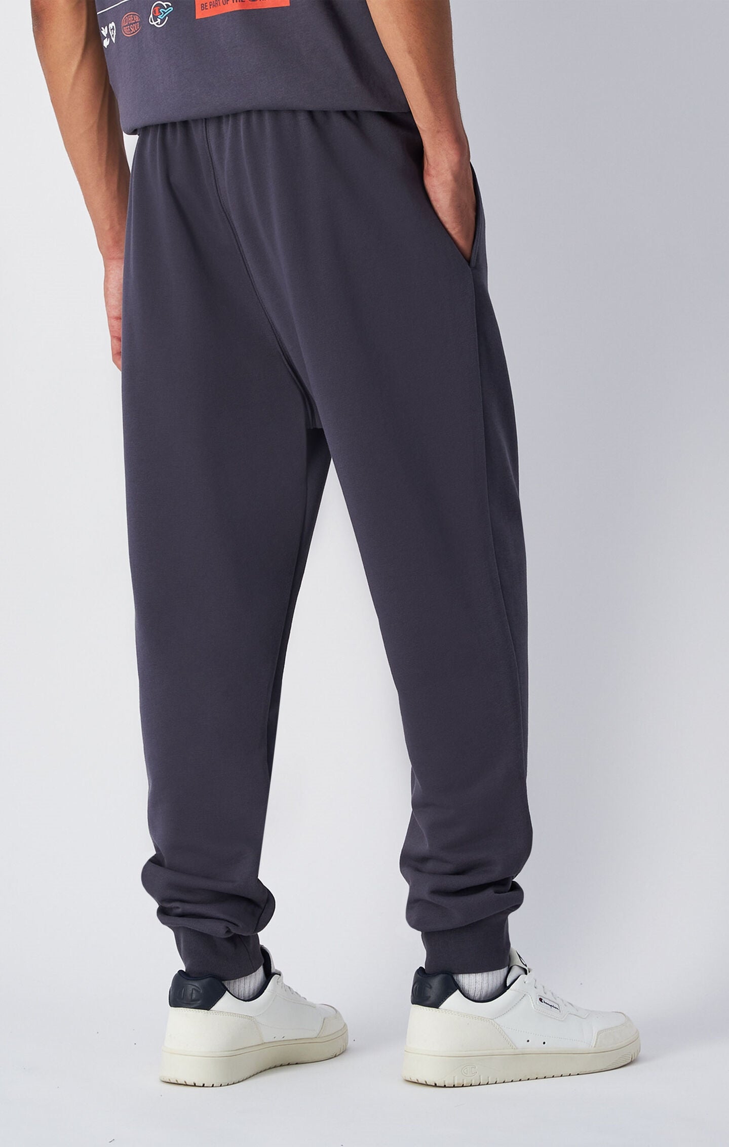 Pantalon Léger avec Bas à Cordon Côtelé Homme