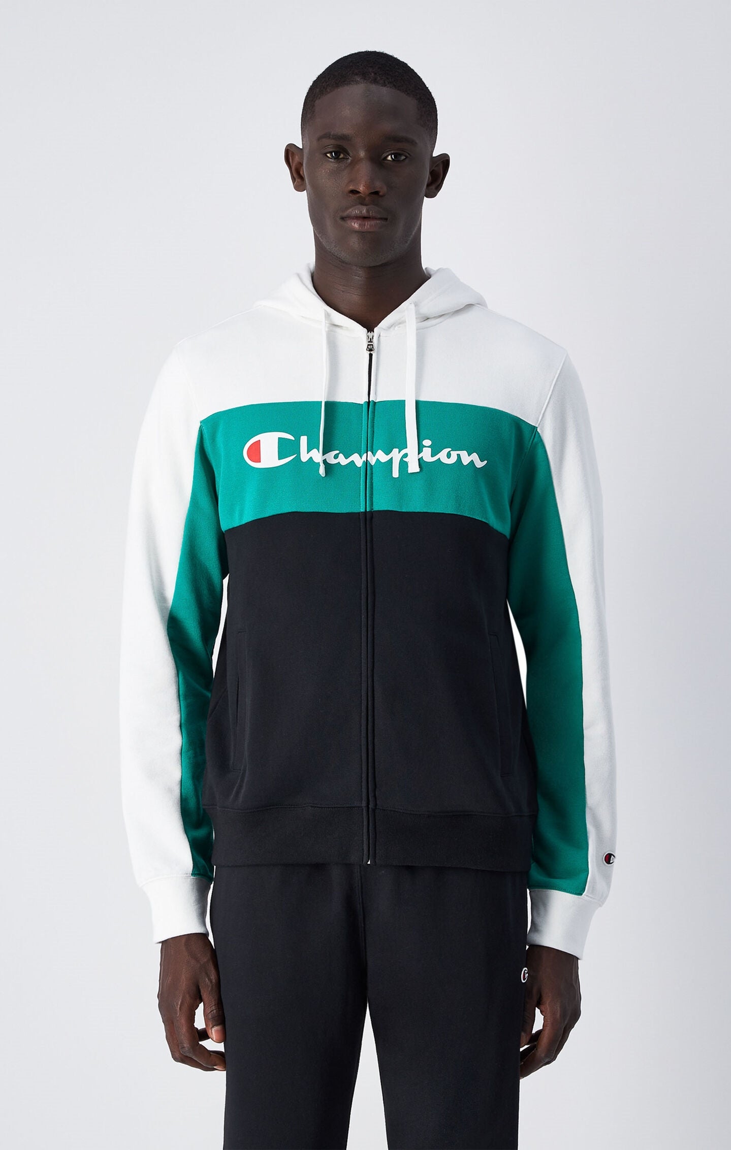 Chándal  con sudadera con capucha y cremallera para hombre