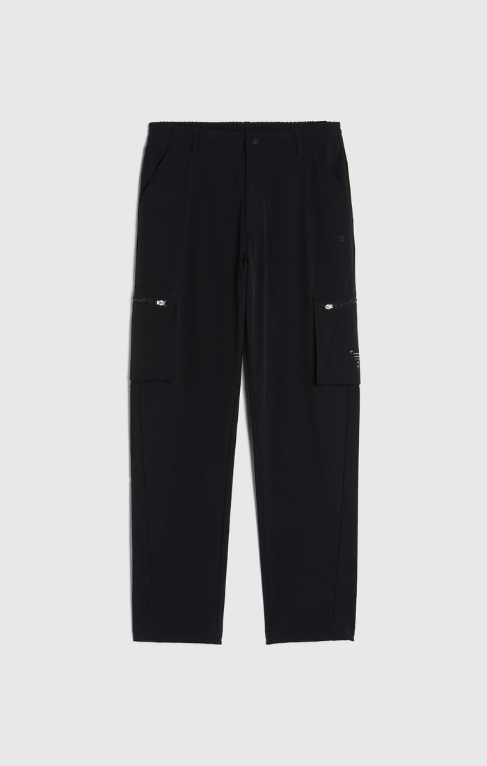 Men's Cargo Trousers in Water-Repellent Nylon C-Tech