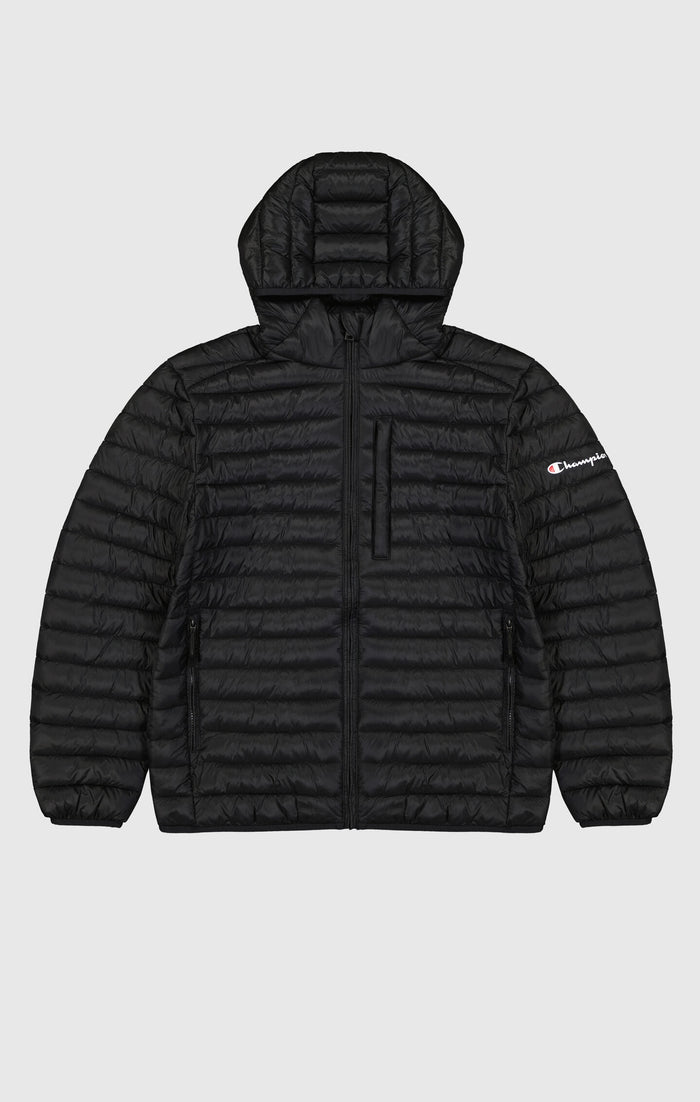 Wattierte Outdoor-Kapuzenjacke für Herren