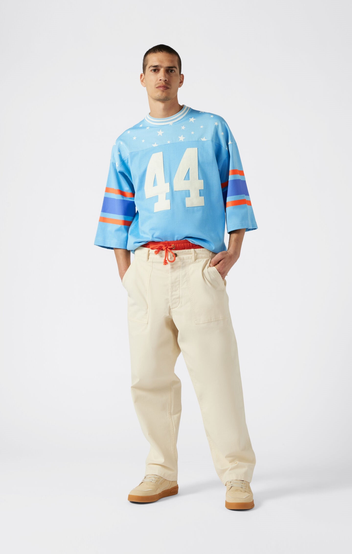 Archive Physical Education Nylon Jersey Crewneck T-Shirt