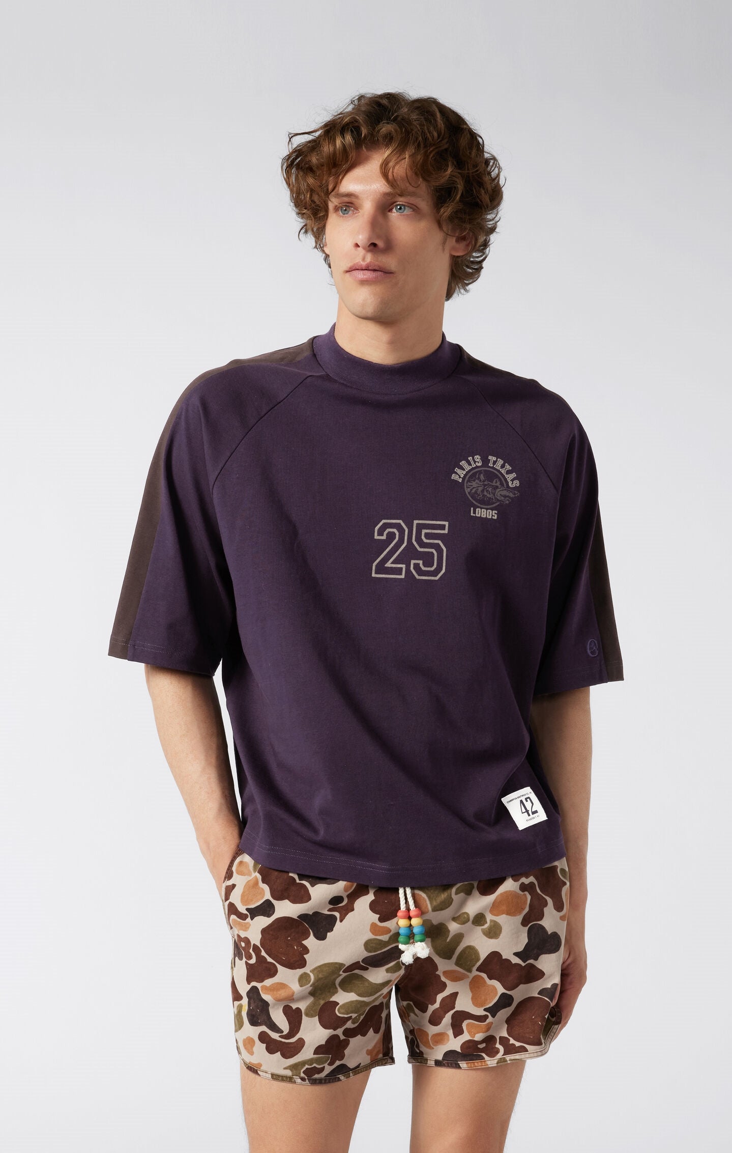 Archive Rodeo Boxy Fit T-shirt Purple index & archive