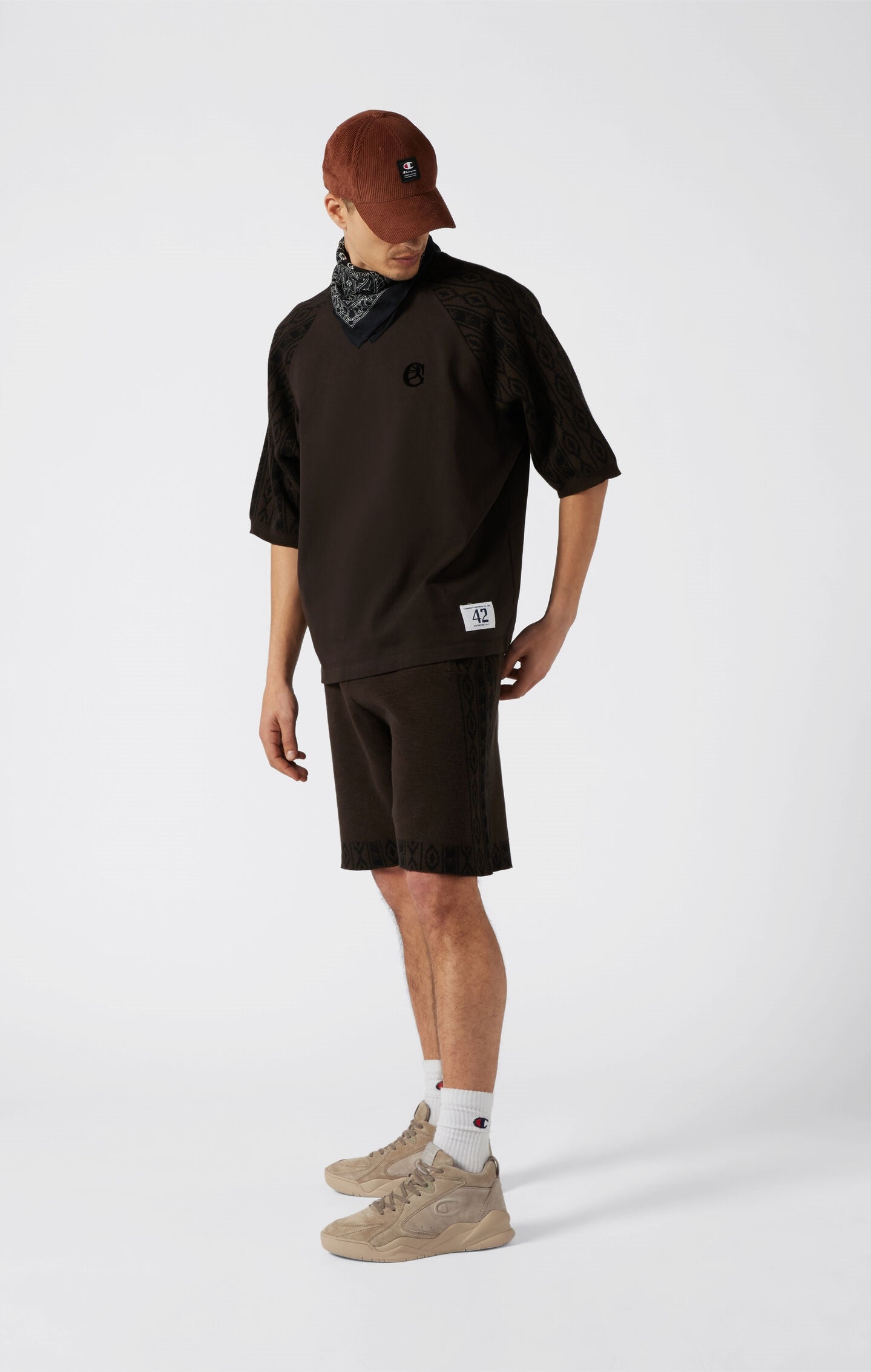 Jacquard-Bermudashorts Archive Rodeo