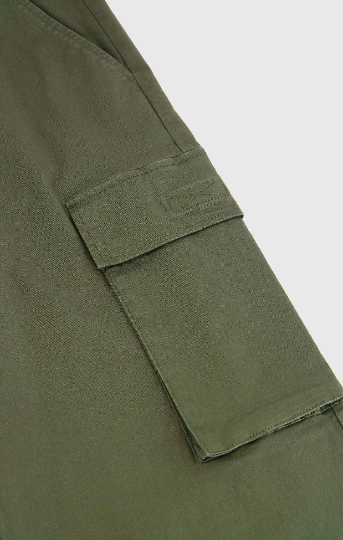 Men's Washed Look Slim Fit Cargo Pants