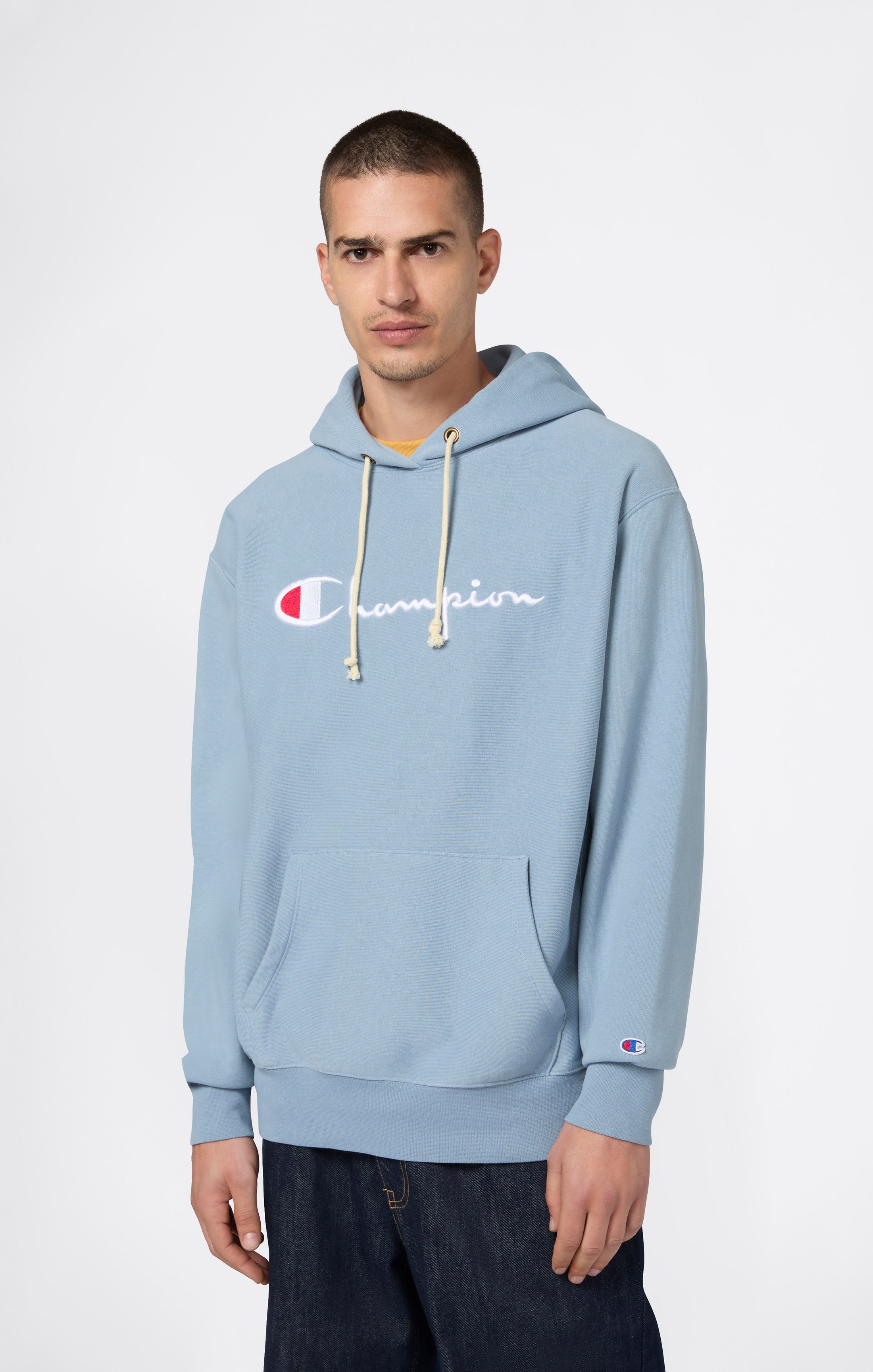 Sweatshirt à capuche ample Reverse Weave - Hommes