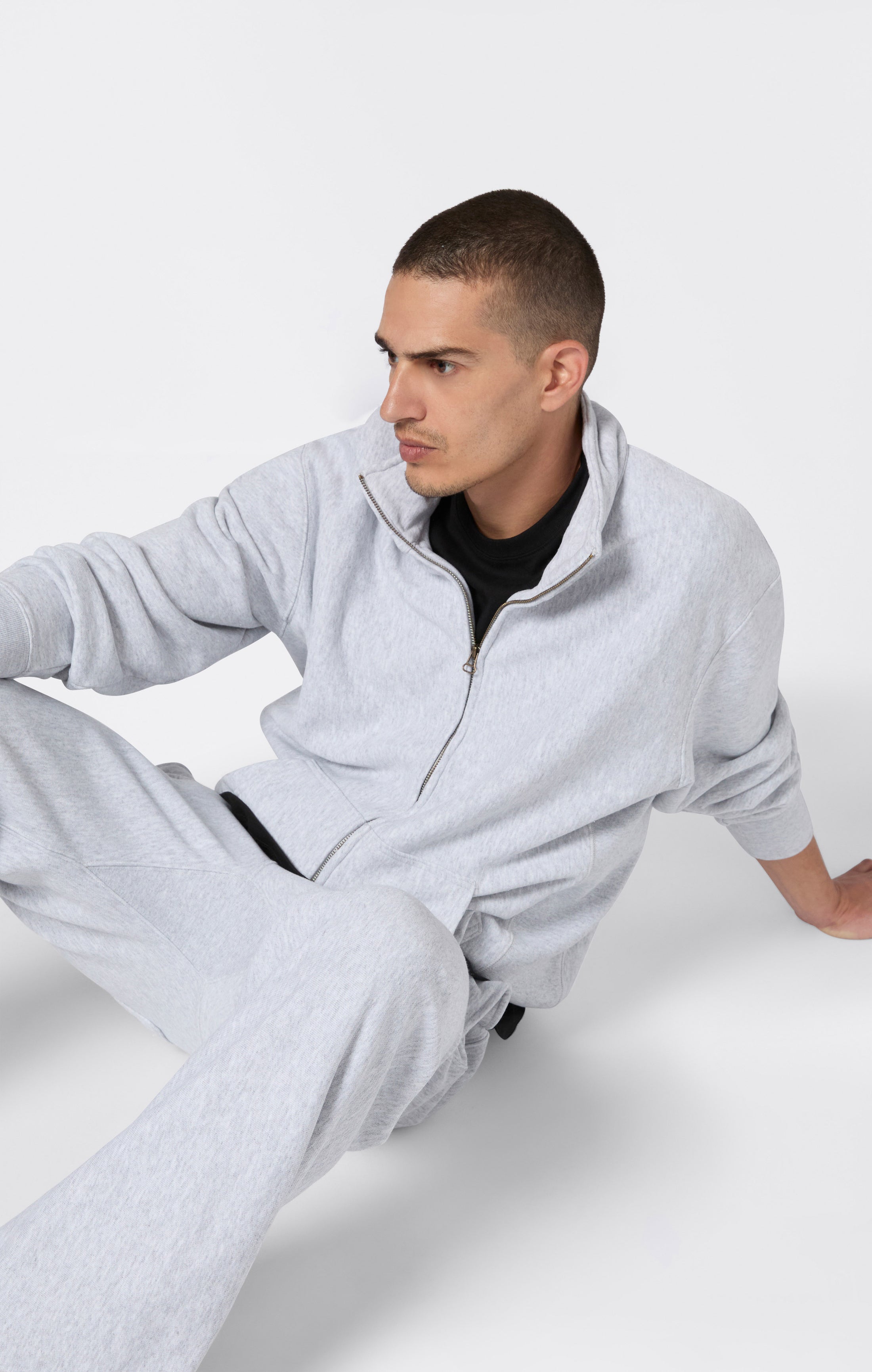 REVERSE WEAVE Herren Sweatshirt mit durchgehendem Reißverschluss