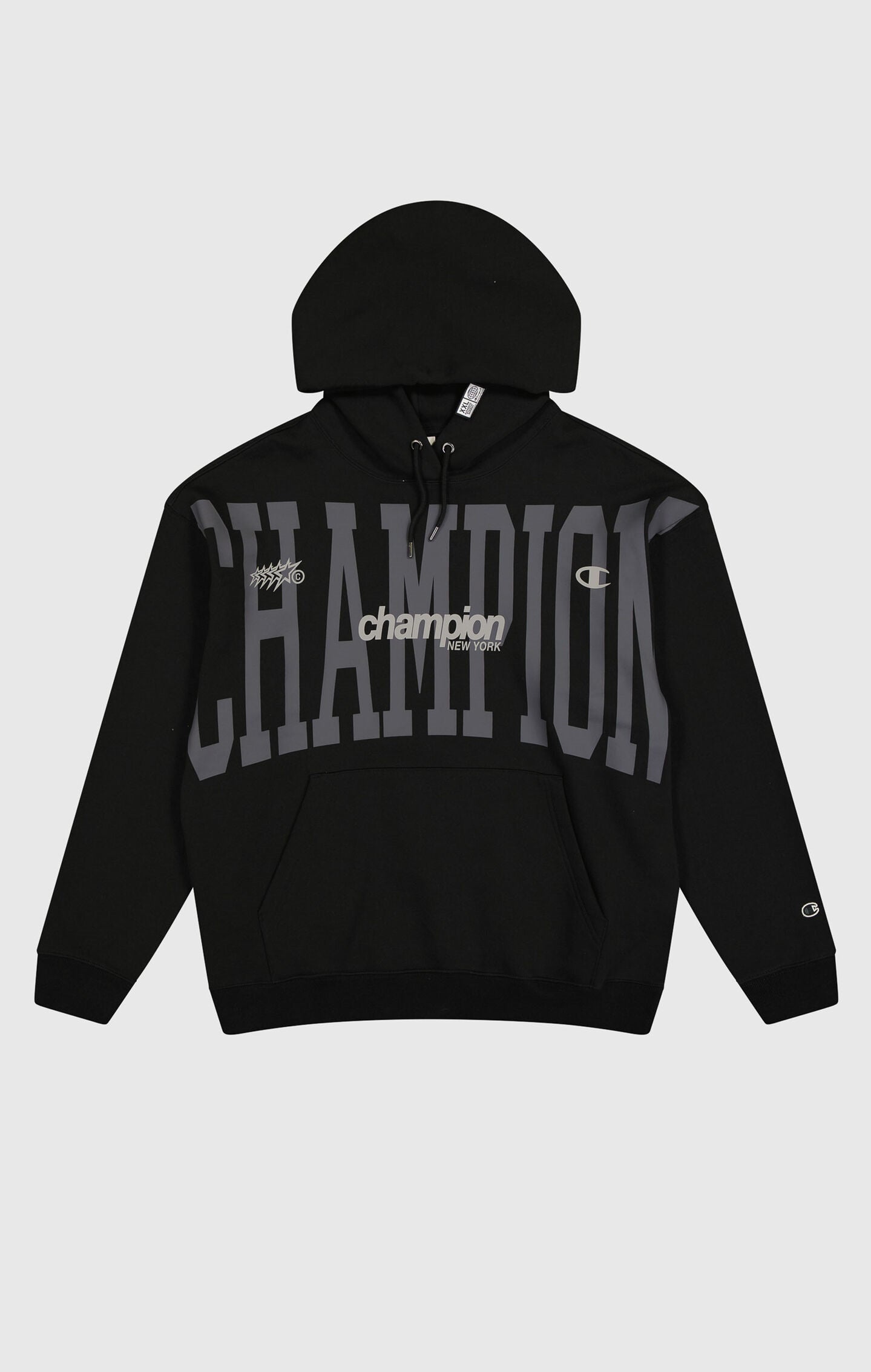 Sweatshirt à capuche ample total look noir - Hommes