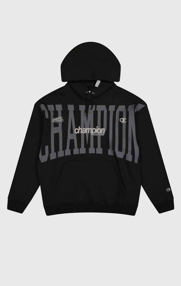 Sweatshirt à capuche ample total look noir - Hommes