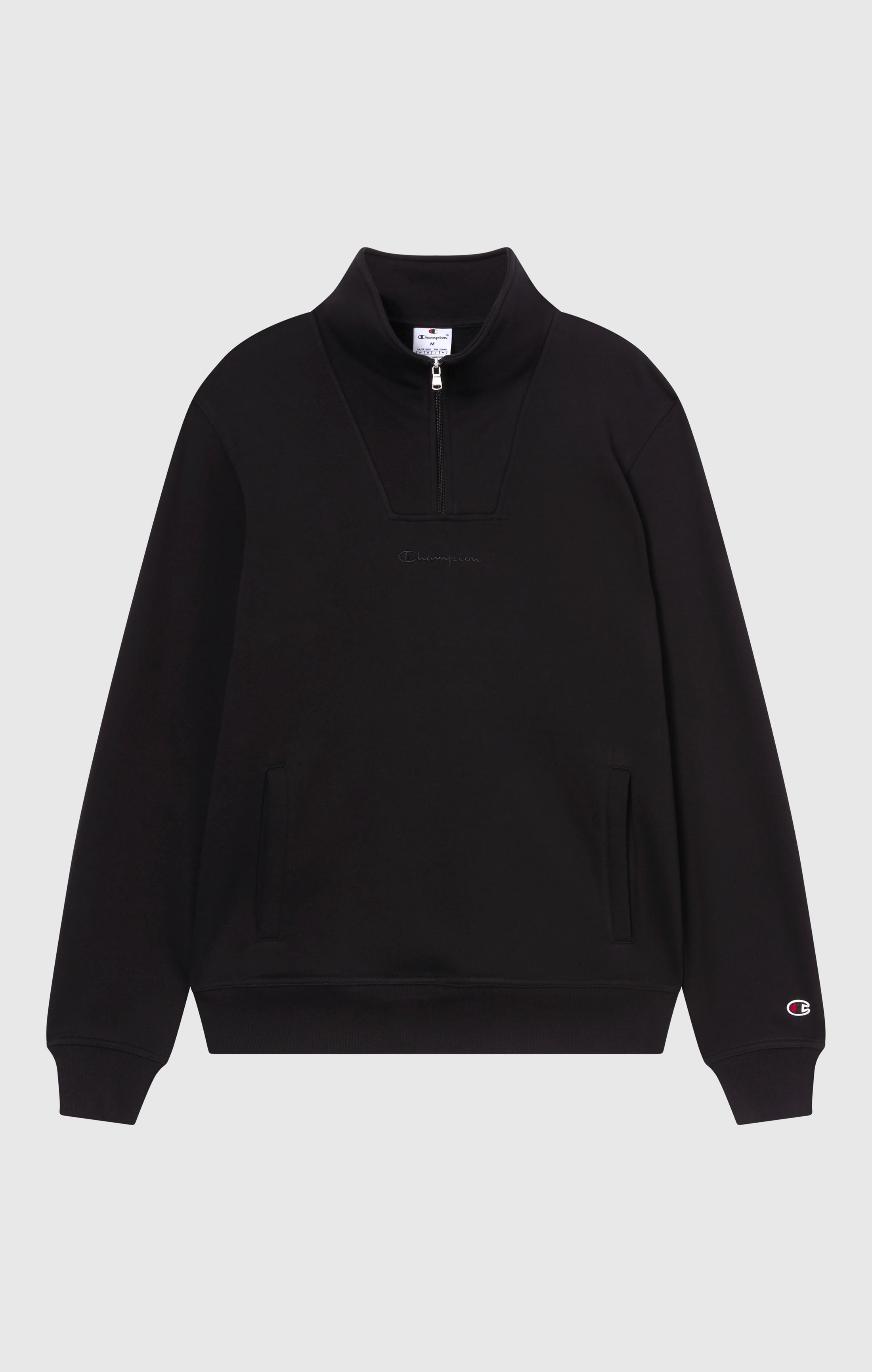 Sweat Homme avec Demi-Zip et Doublure Polaire Icons