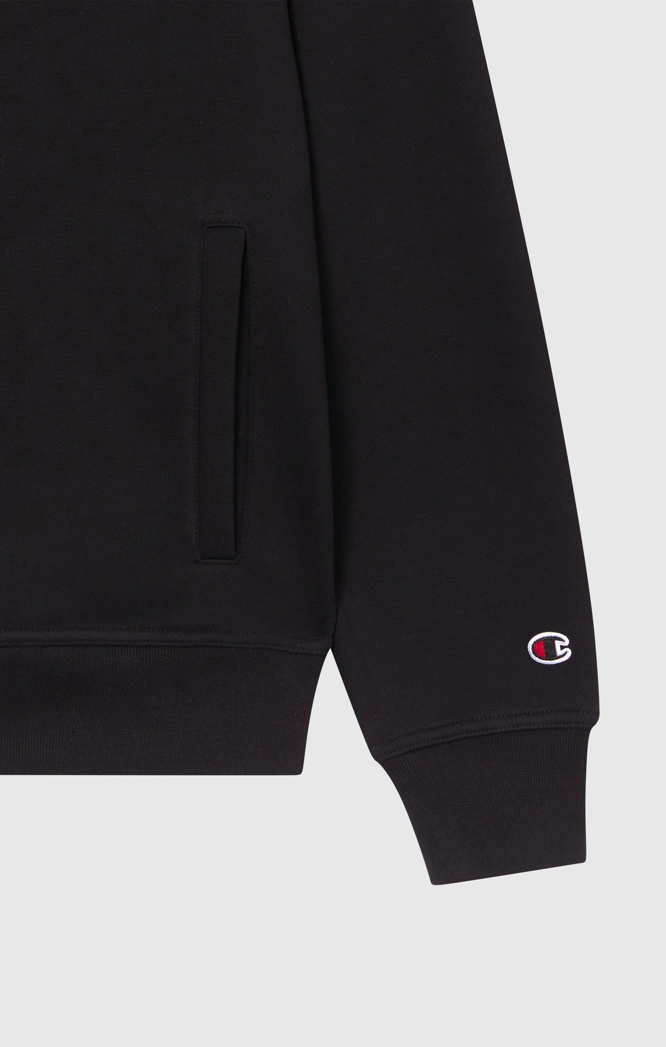Sweat Homme avec Demi-Zip et Doublure Polaire Icons