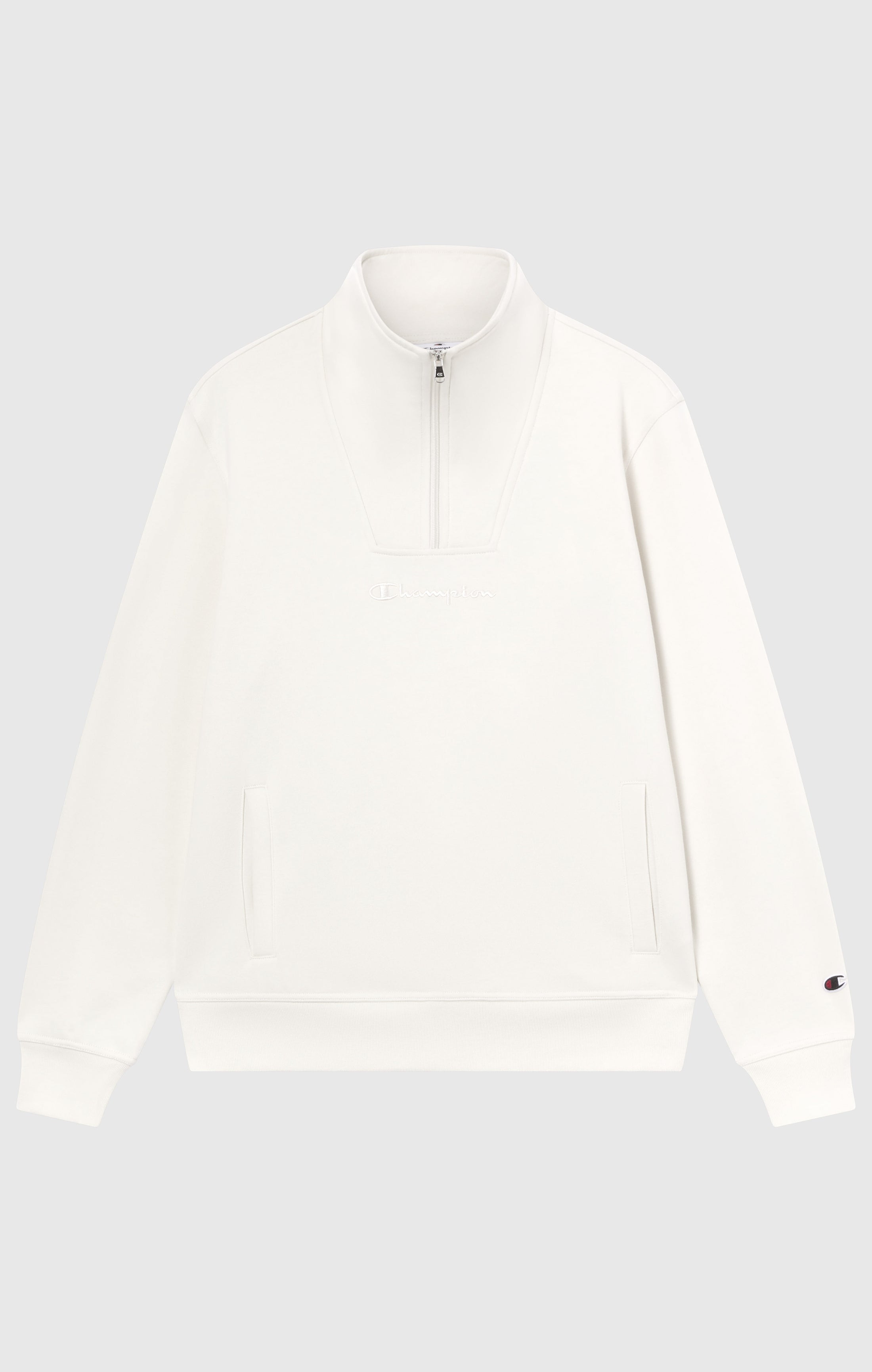 Sweat Homme avec Demi-Zip et Doublure Polaire Icons