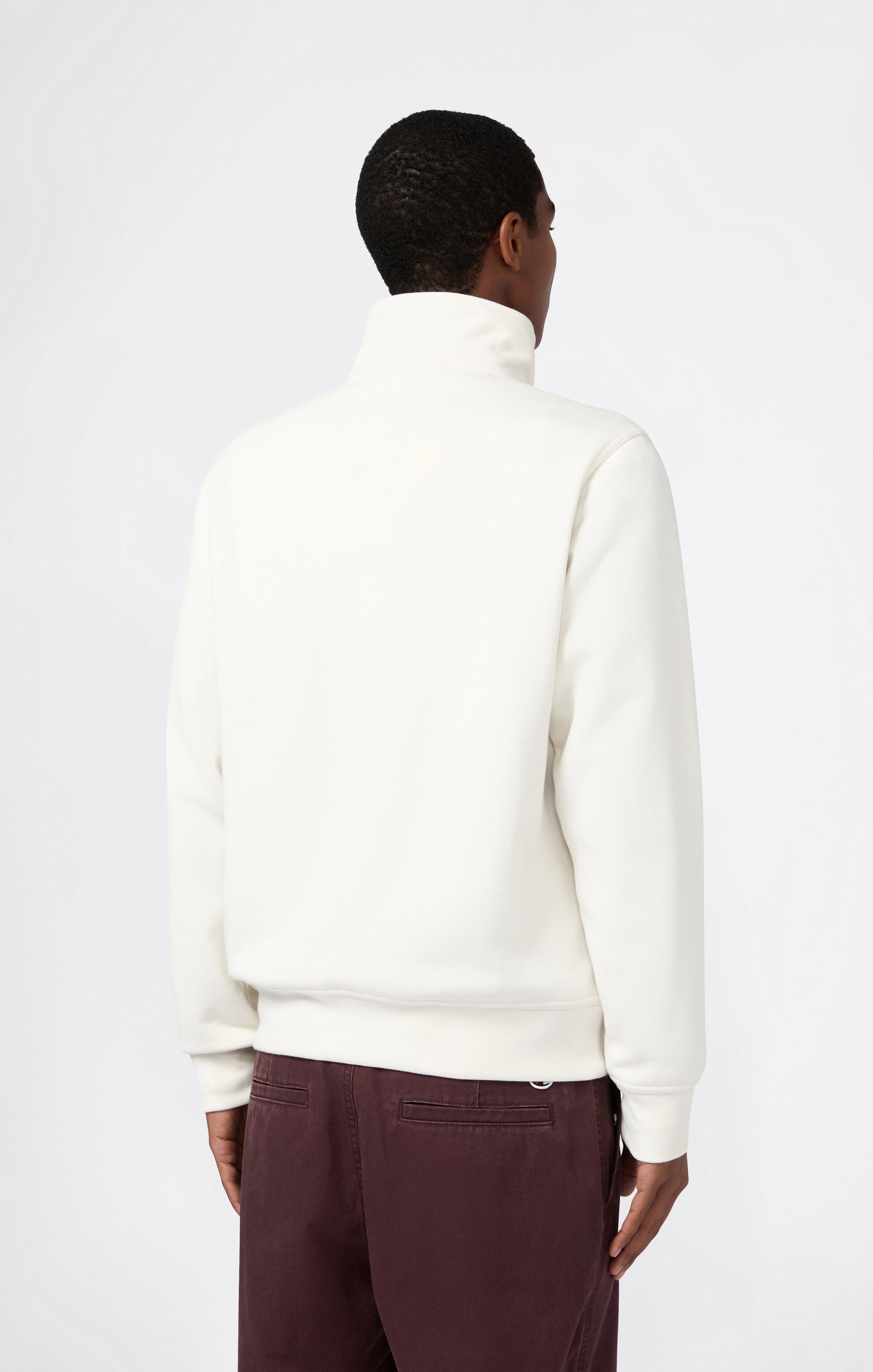 Sweat Homme avec Demi-Zip et Doublure Polaire Icons