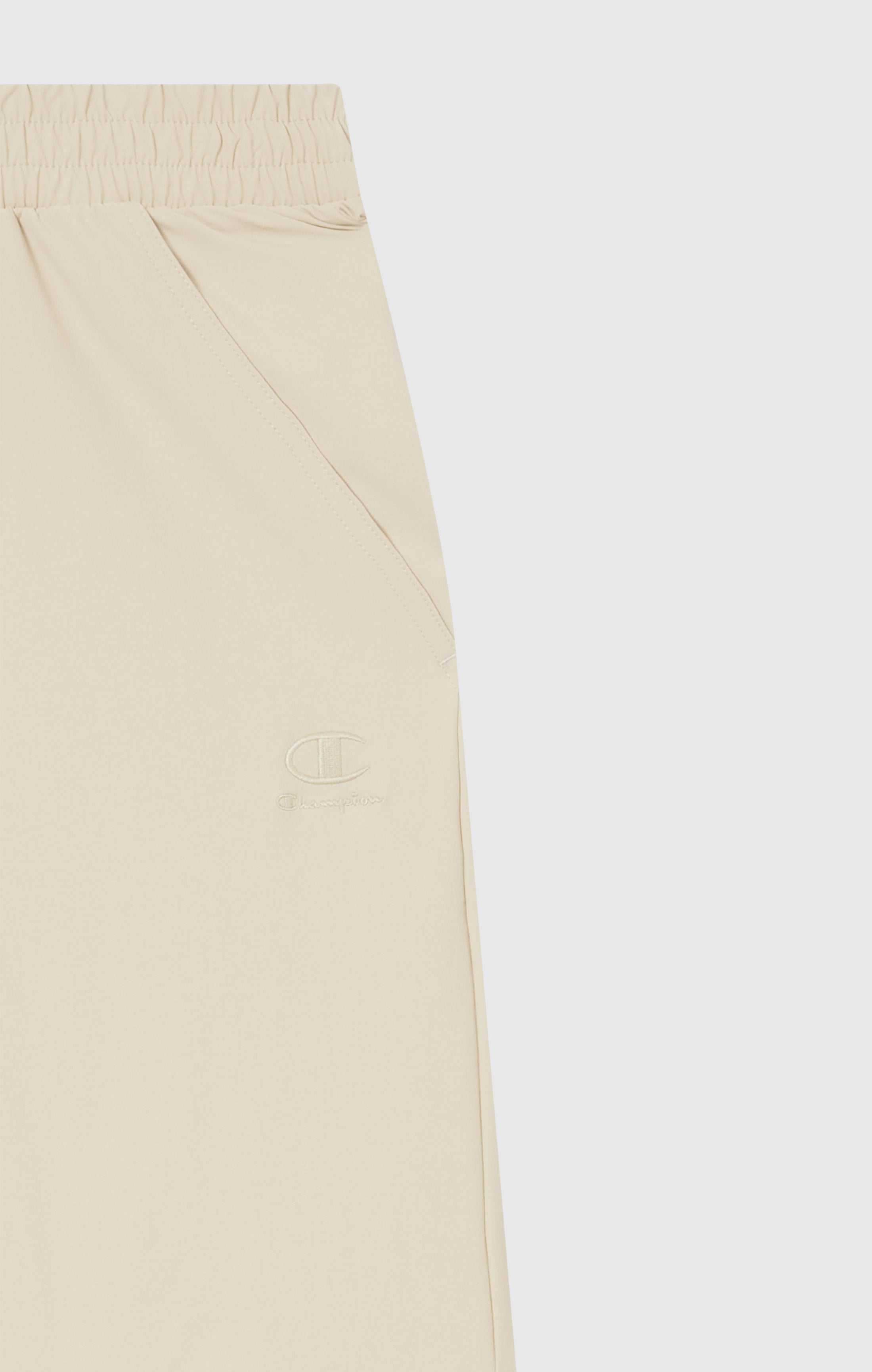 Pantaloni da Uomo in Nylon a Fit Largo Convertibili con Polsini Elasticizzati