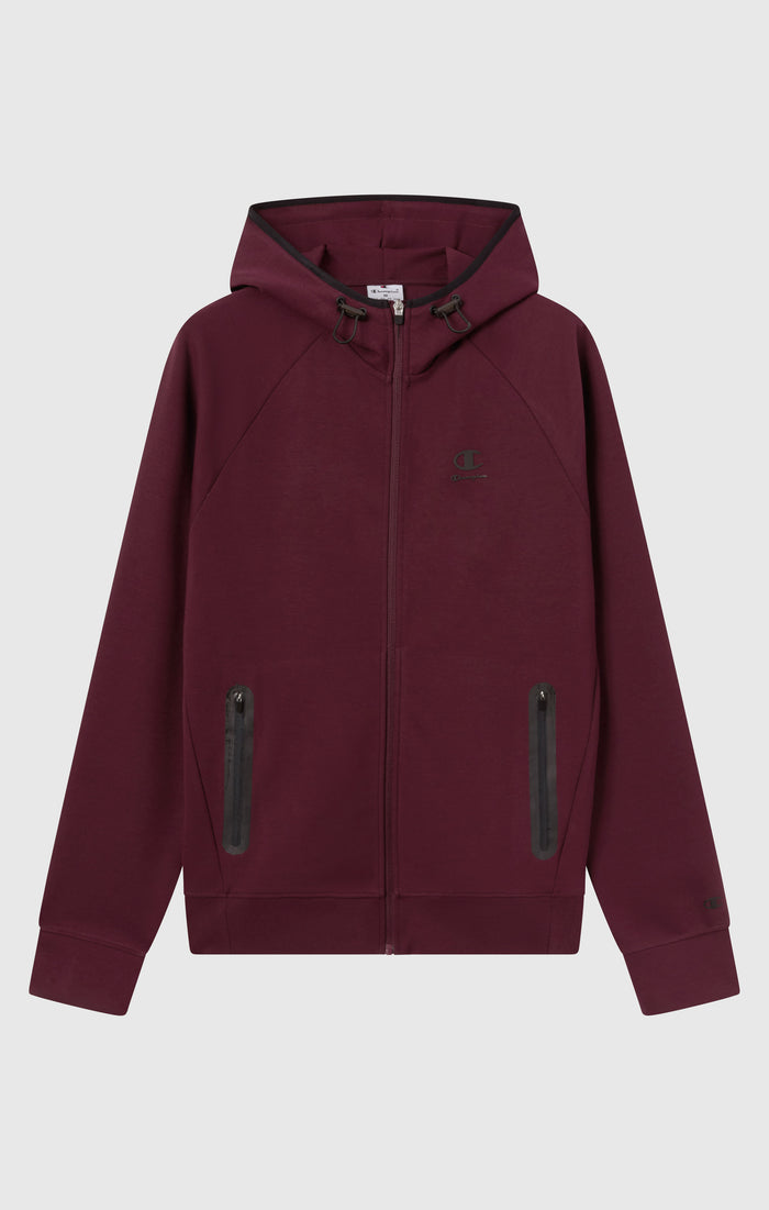 Sweat À Capuche Homme Stretch Avec Zip Intégral C-Tech