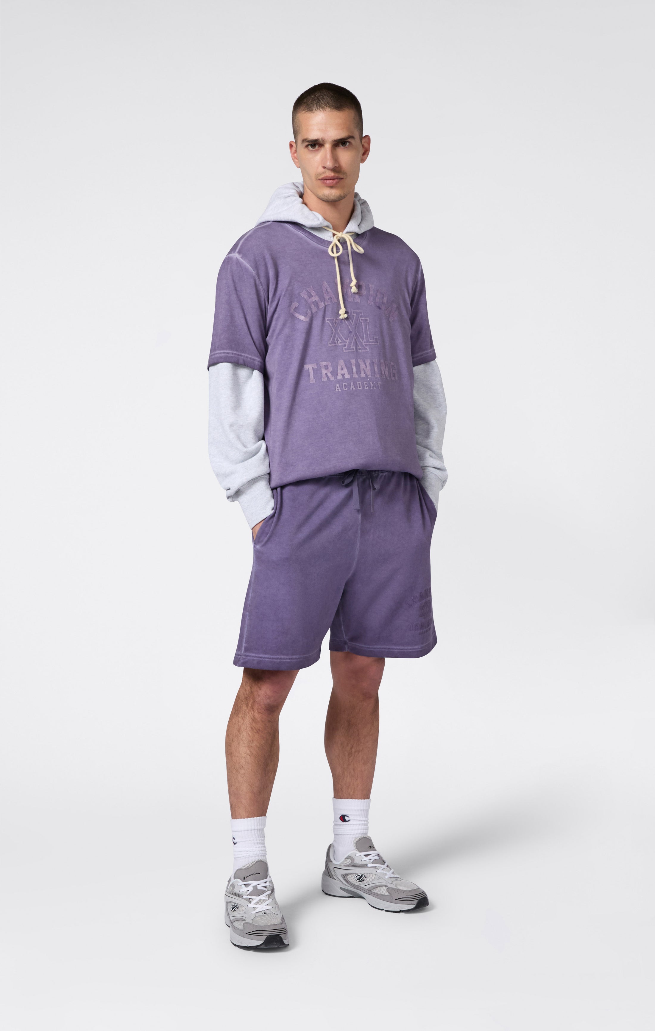 T-Shirt Homme Coton Stretch Effet Délavé