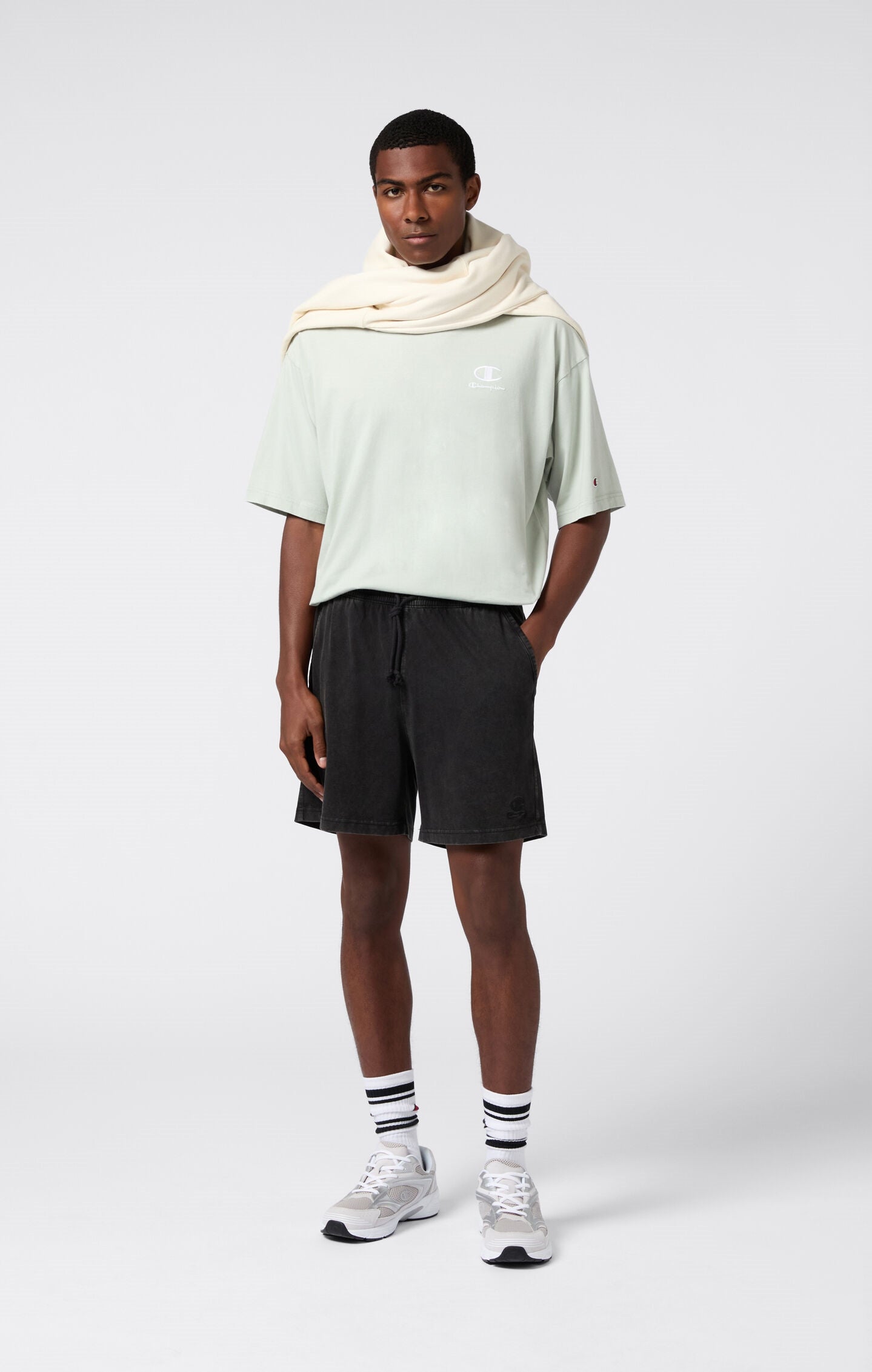 Pantaloncini da Uomo con Tasche Frontali a Vista