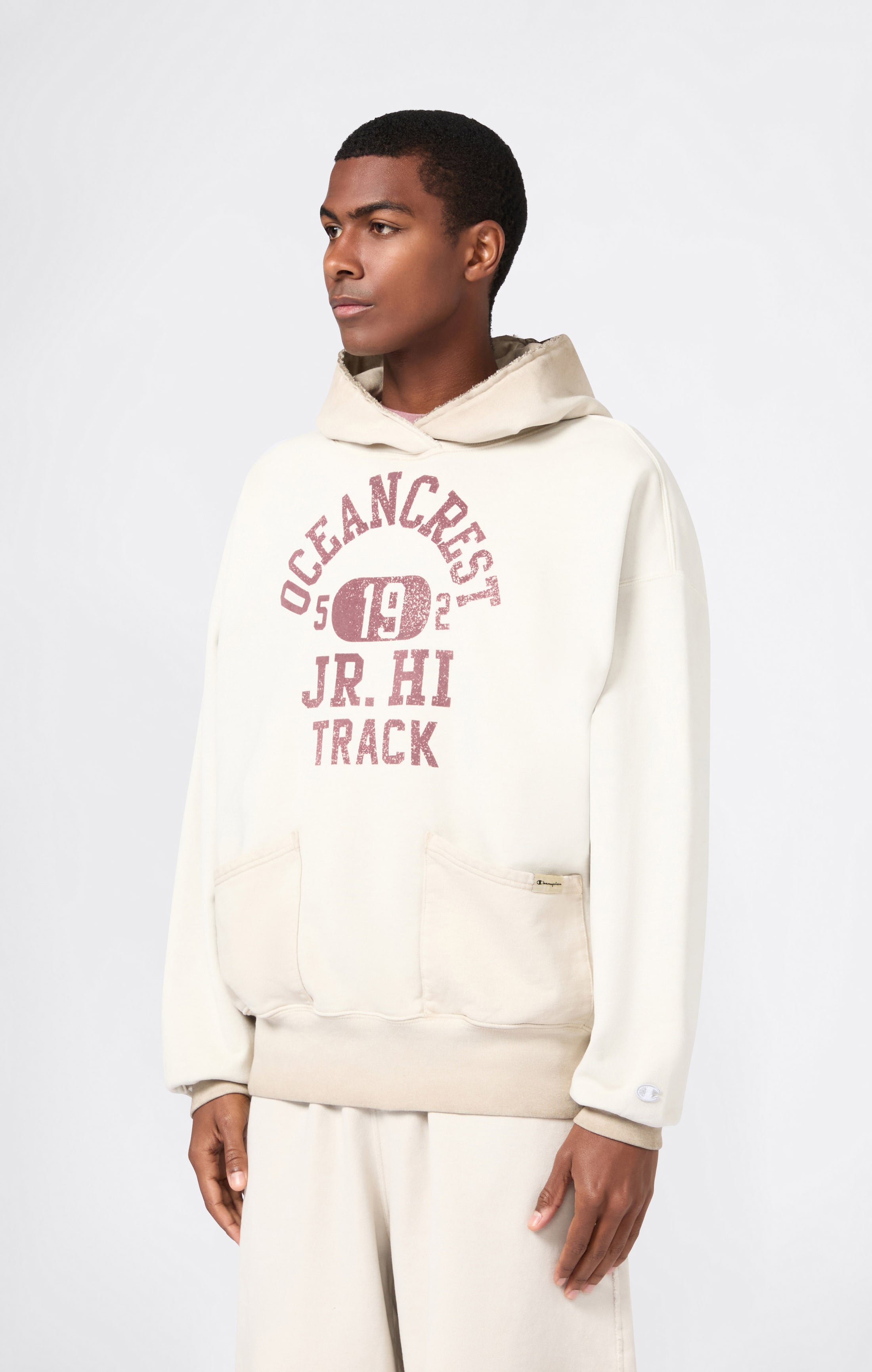 Sweat À Capuche Homme Effet Délavé Coupe Loose Fit Time Capsule
