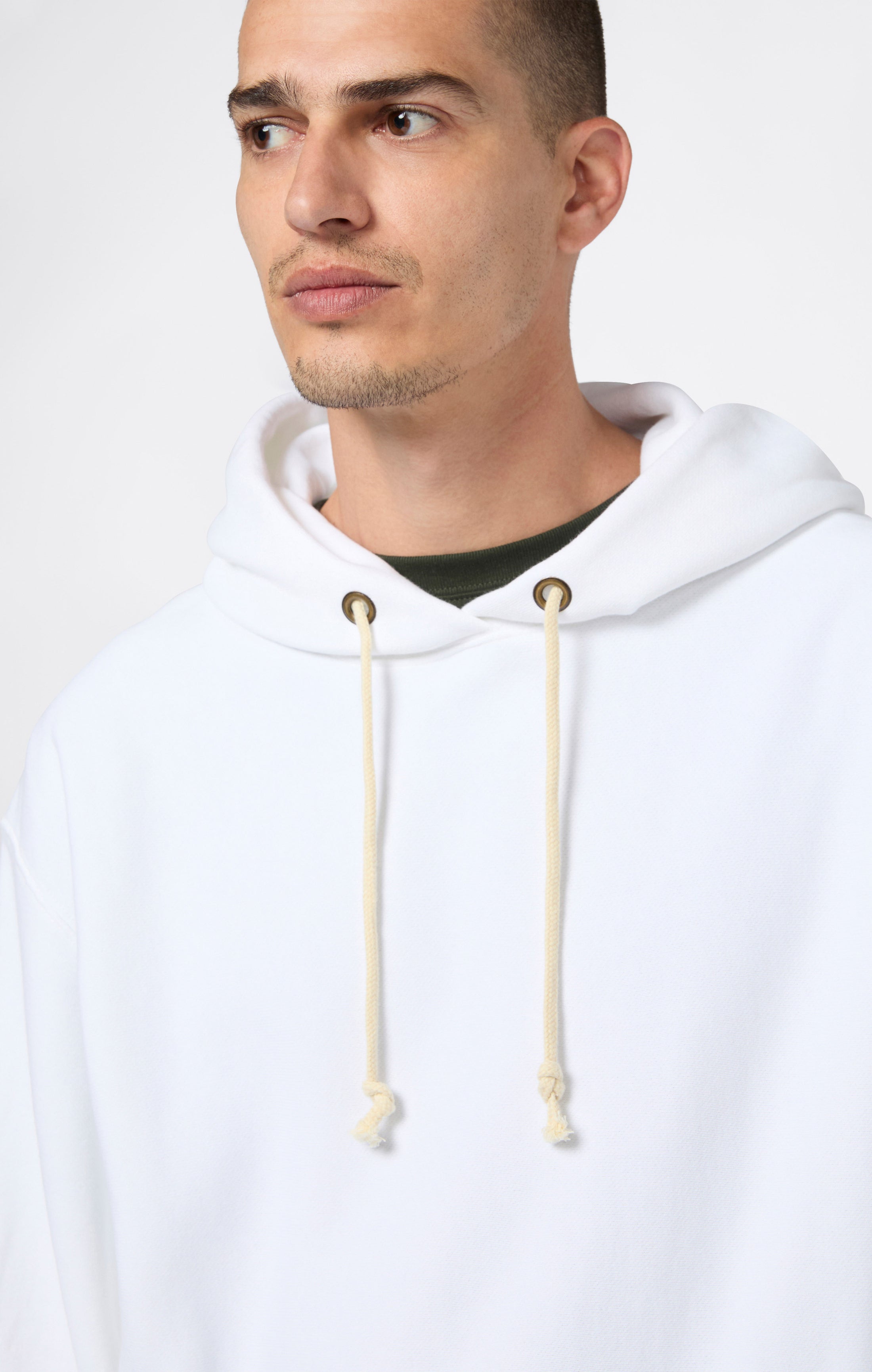 Felpa con Cappuccio da Uomo REVERSE WEAVE