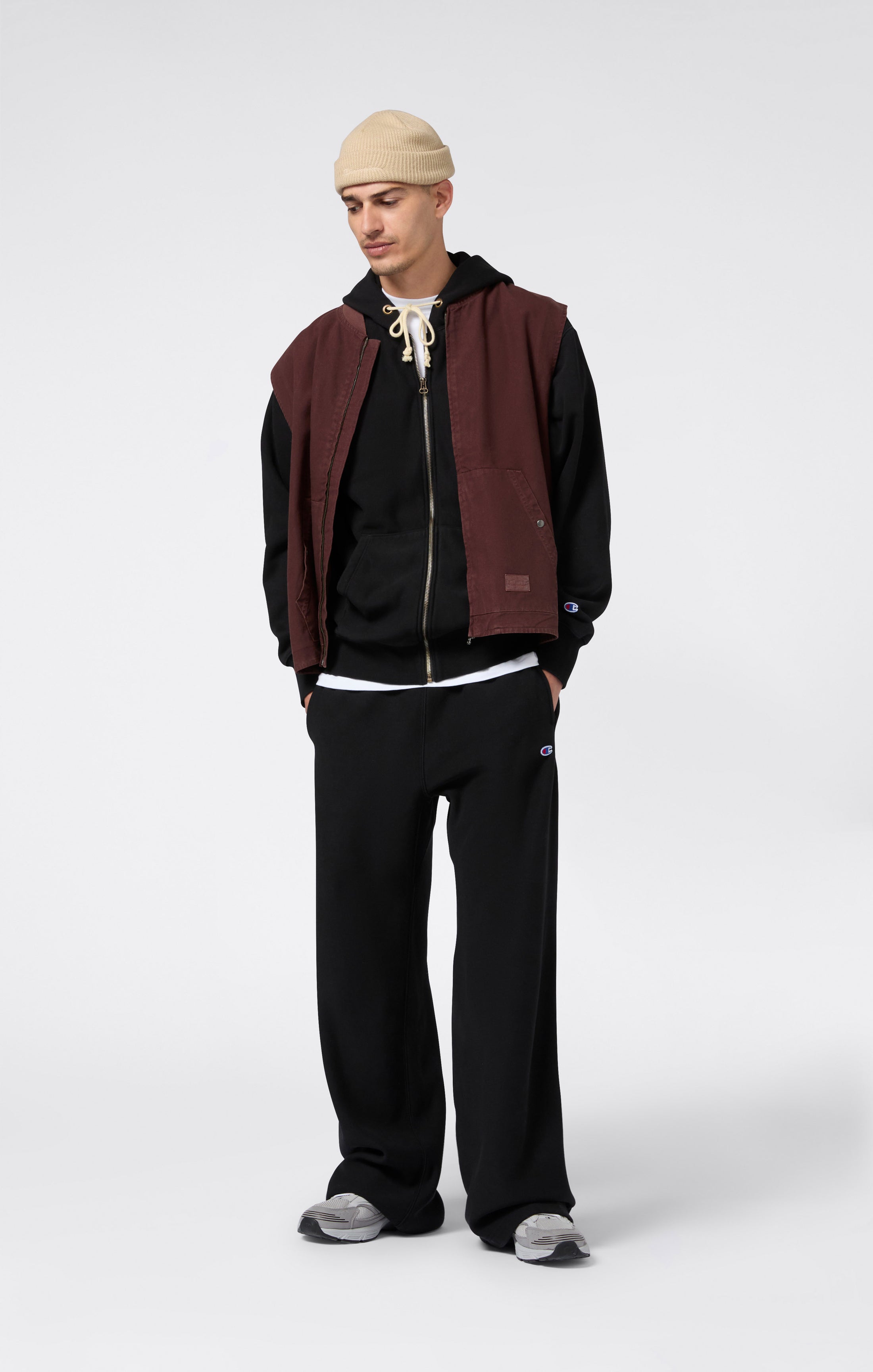 Pantaloni a Gamba Dritta da Uomo REVERSE WEAVE