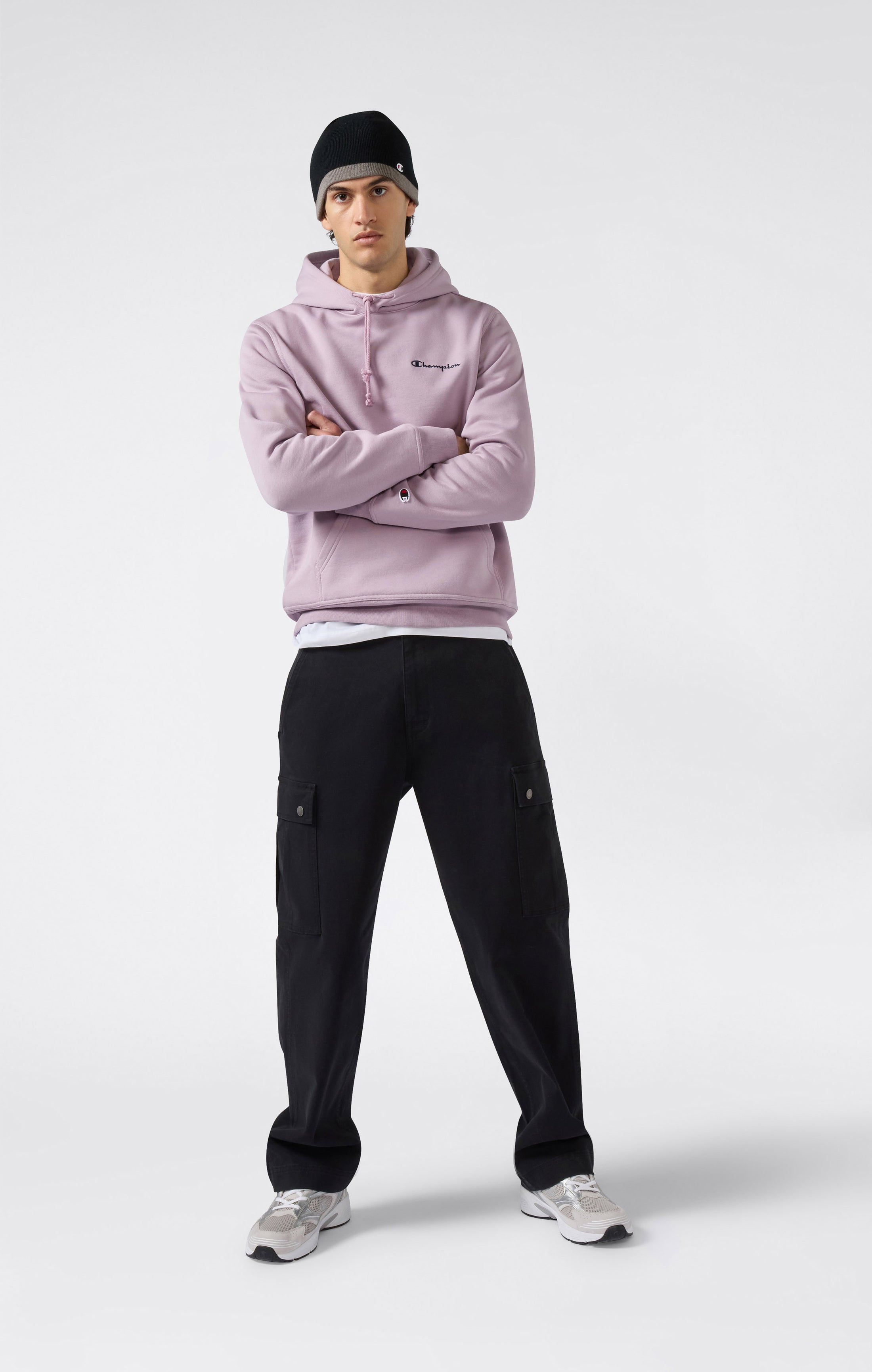Sweat Homme Doublé Polaire avec Petit Logo Brodé Icons