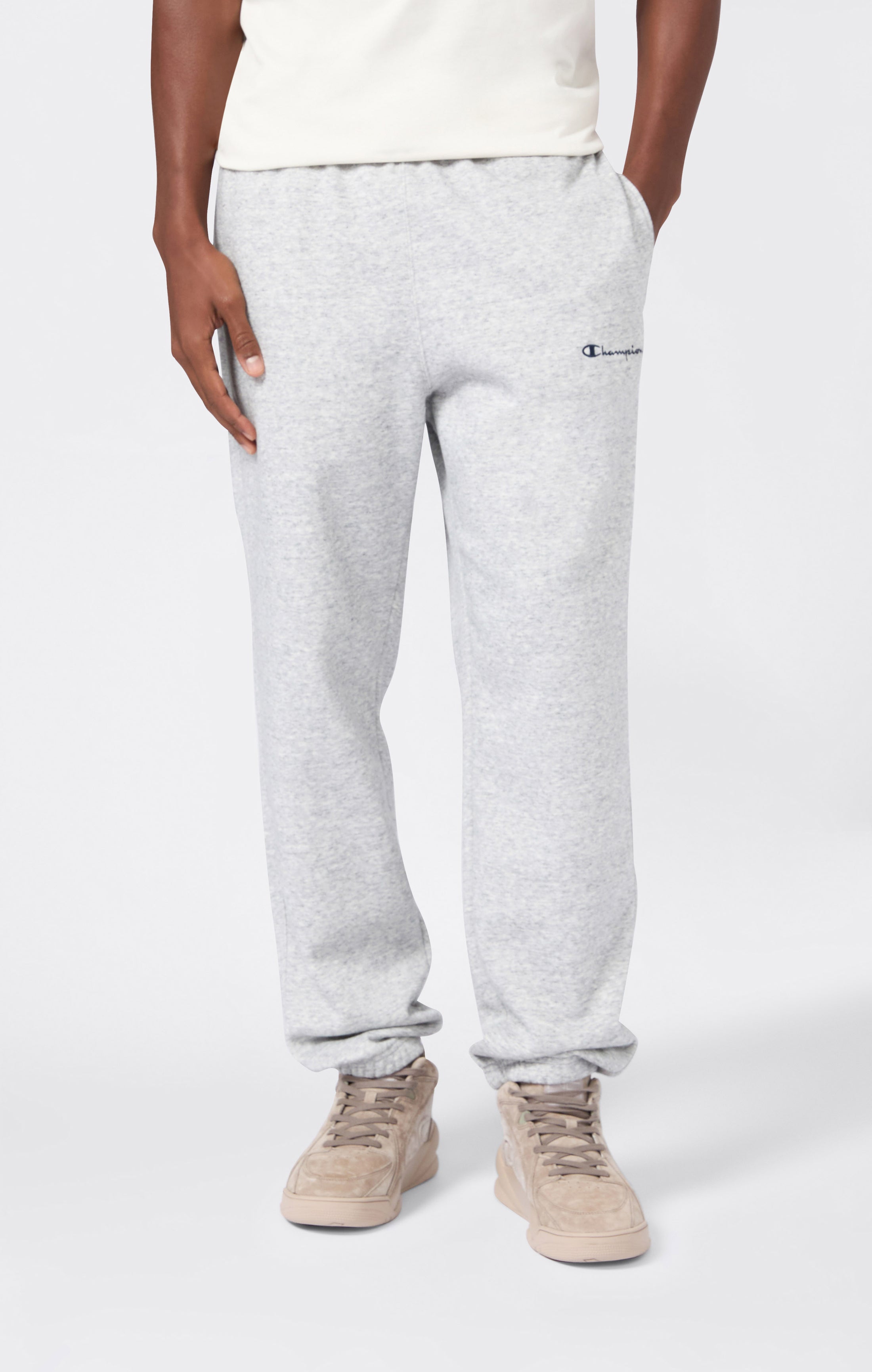 Pantaloni Uomo con Polsino Elastico e Interno Felpato Icons