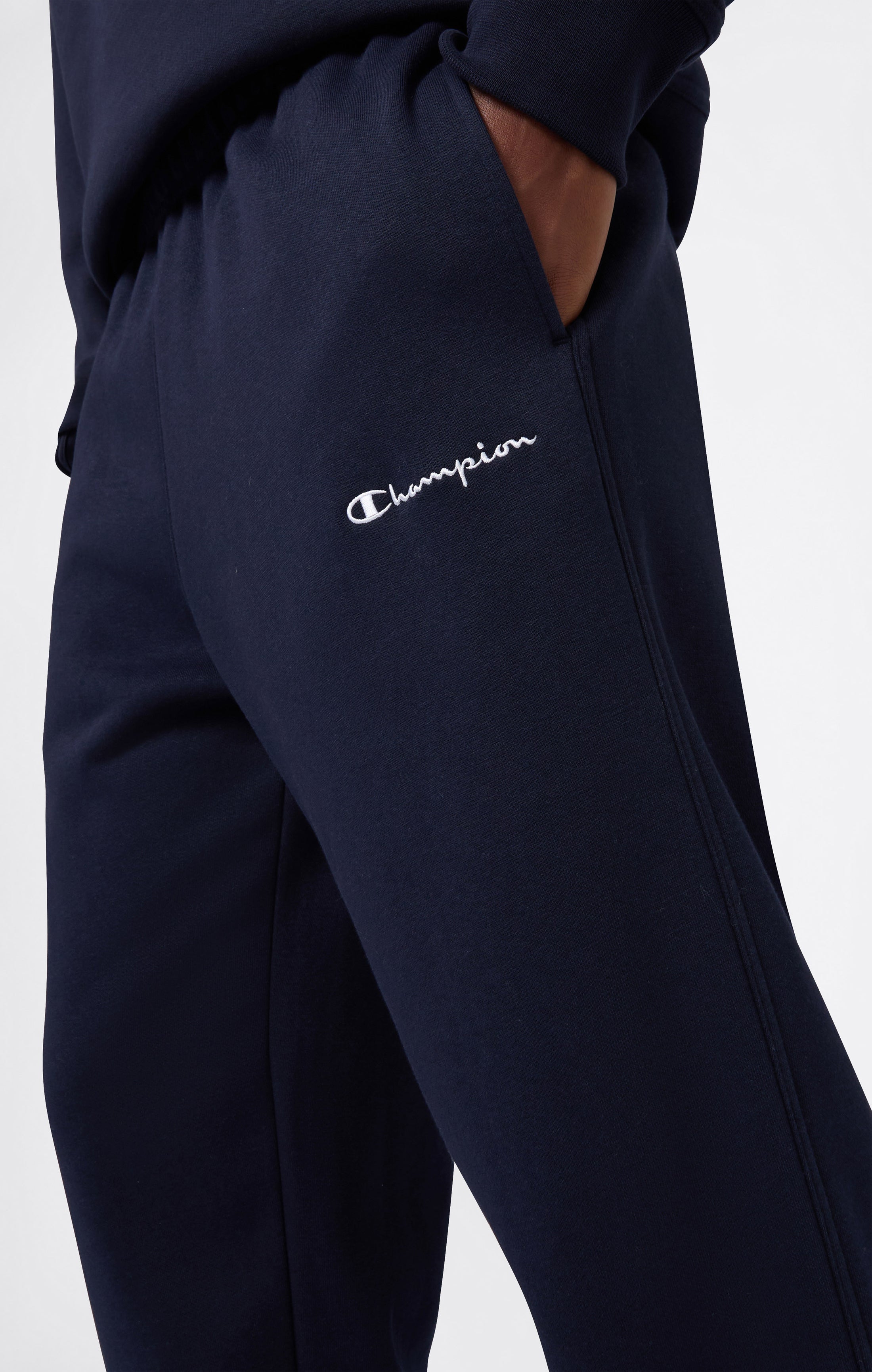 Herren Fleece-Hose mit Geradem Saum Icons