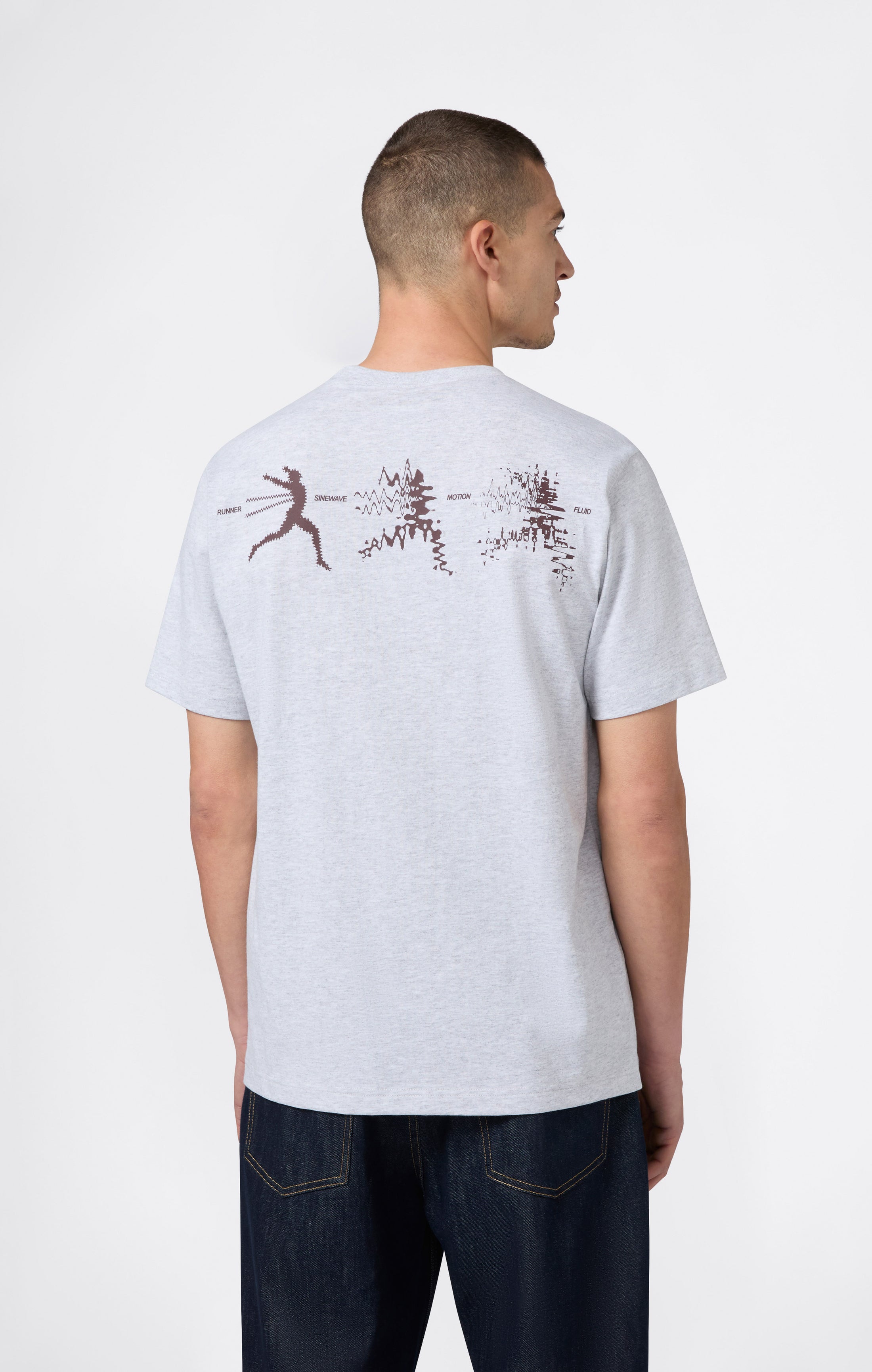 Grafik-T-Shirt REVERSE WEAVE für Herren