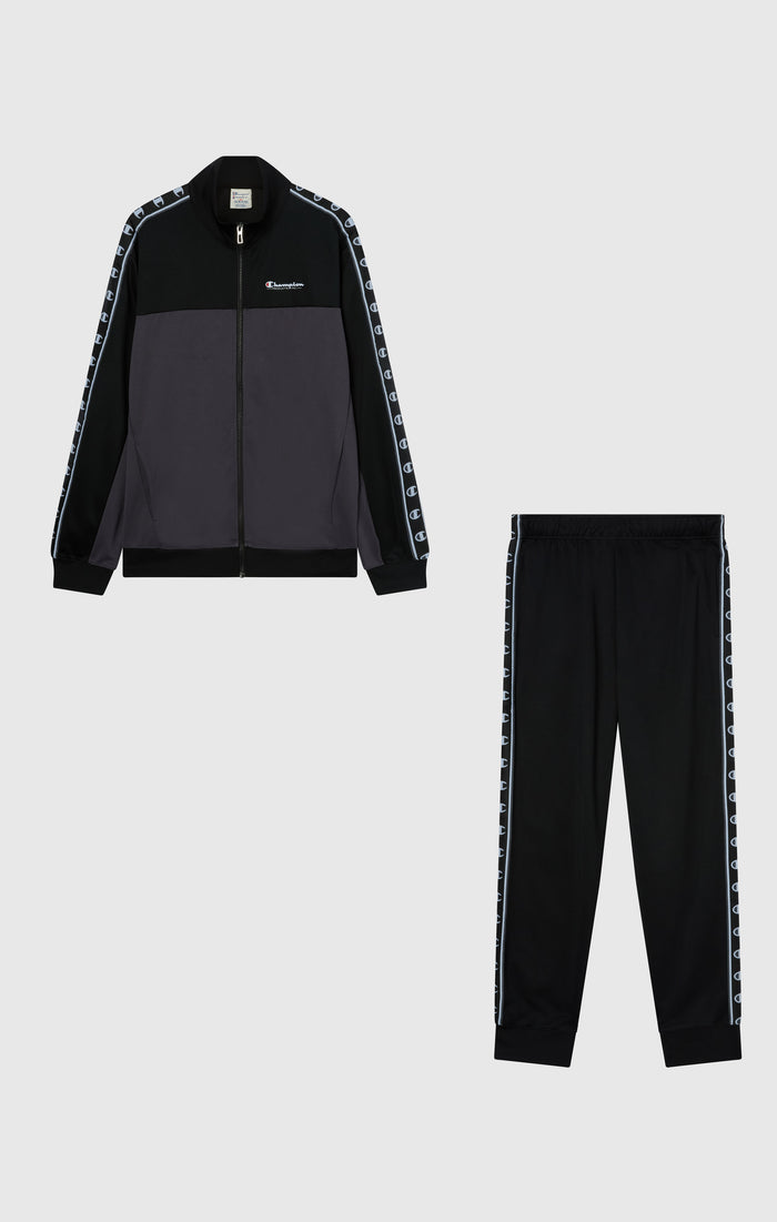 Men's Full Zip Interlock Tracksuit