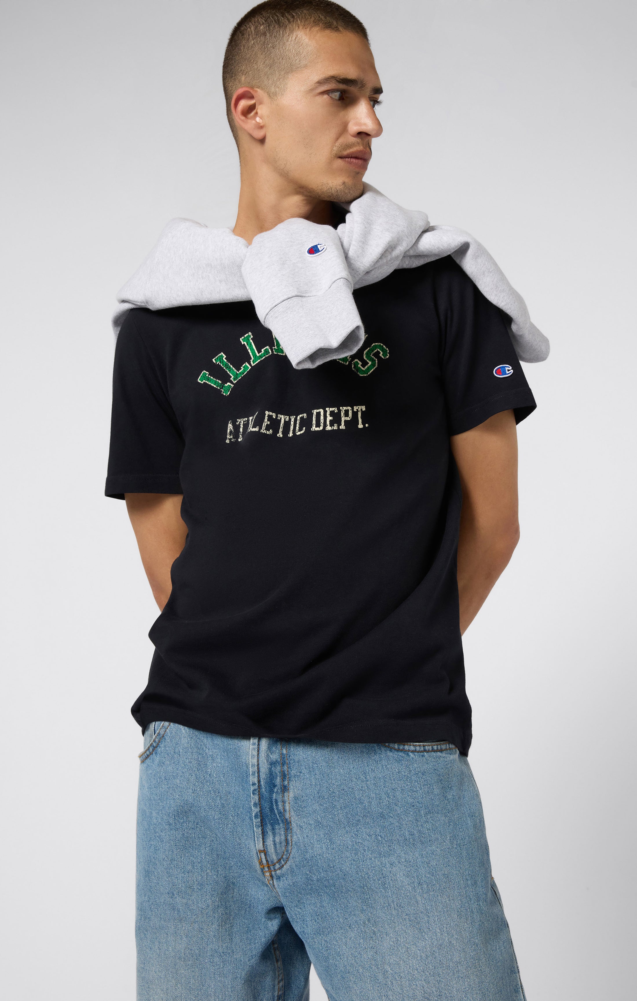 Men's crewneck graphic T-shirt