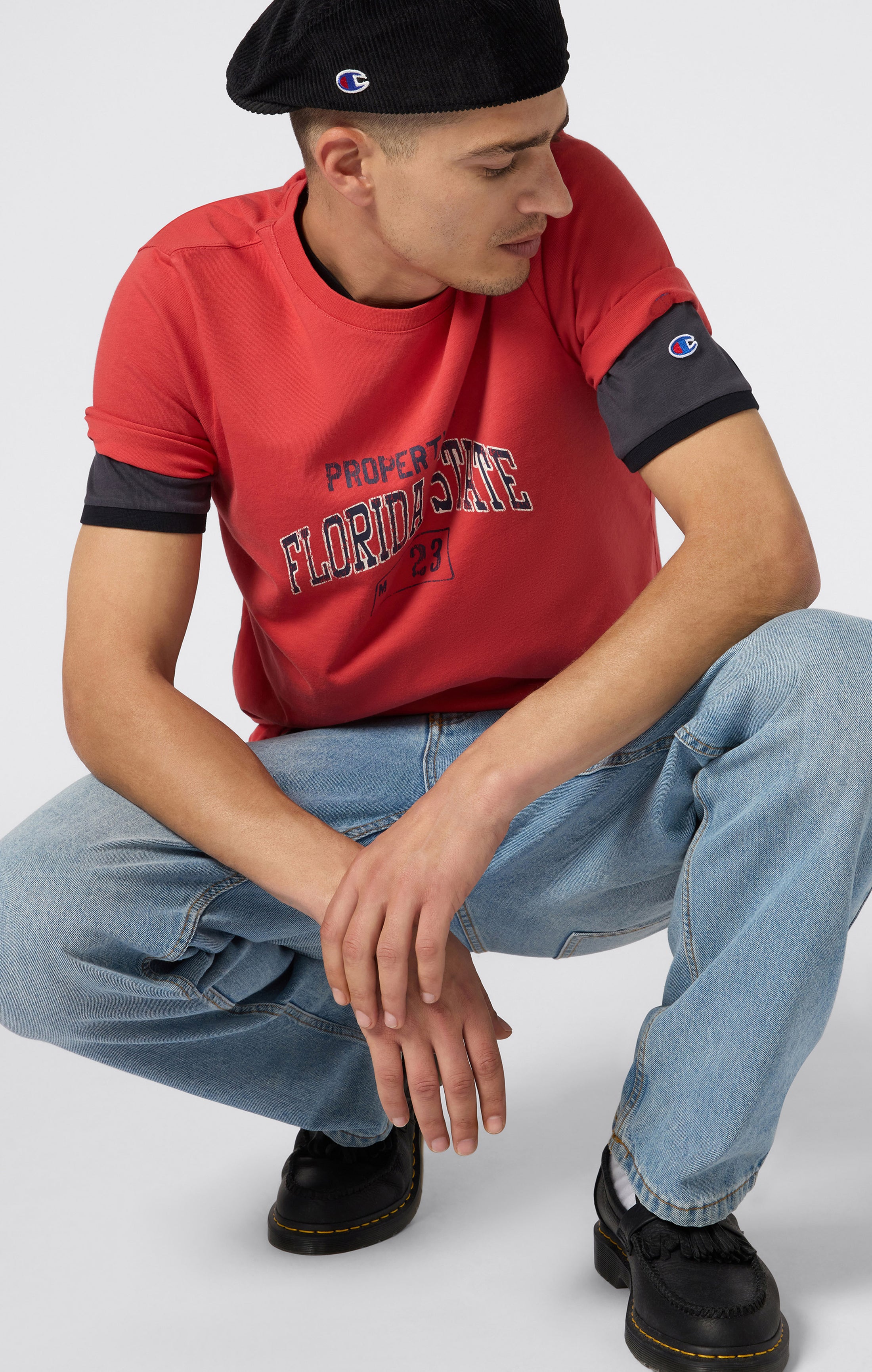 Men's crewneck graphic T-shirt