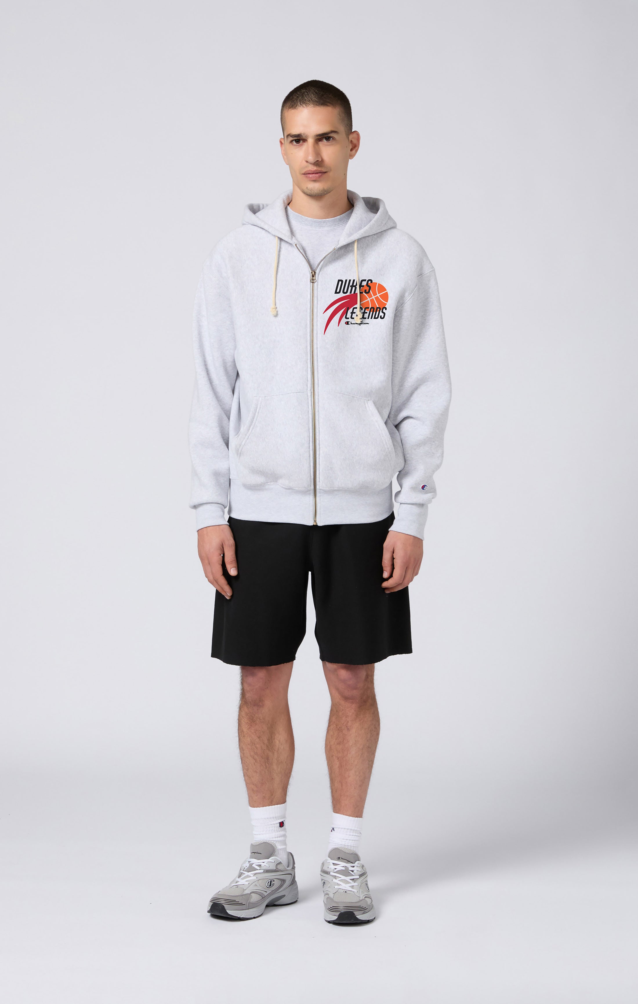 Reverse Weave Men's Fleece Zip Up Hoodie Dukes Cupboard x Champion