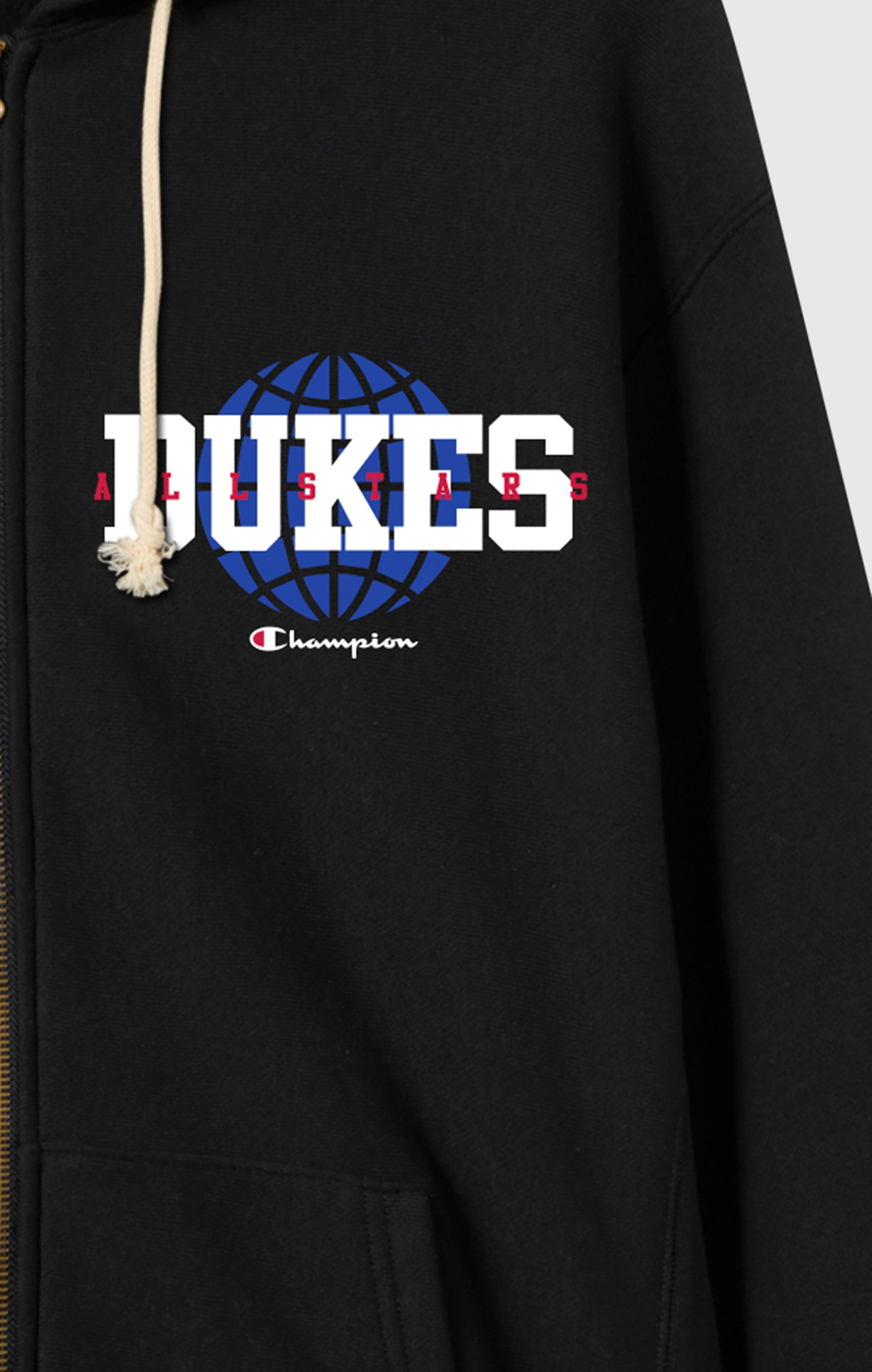 Reverse Weave Men's Fleece Zip Up Hoodie Dukes Cupboard x Champion