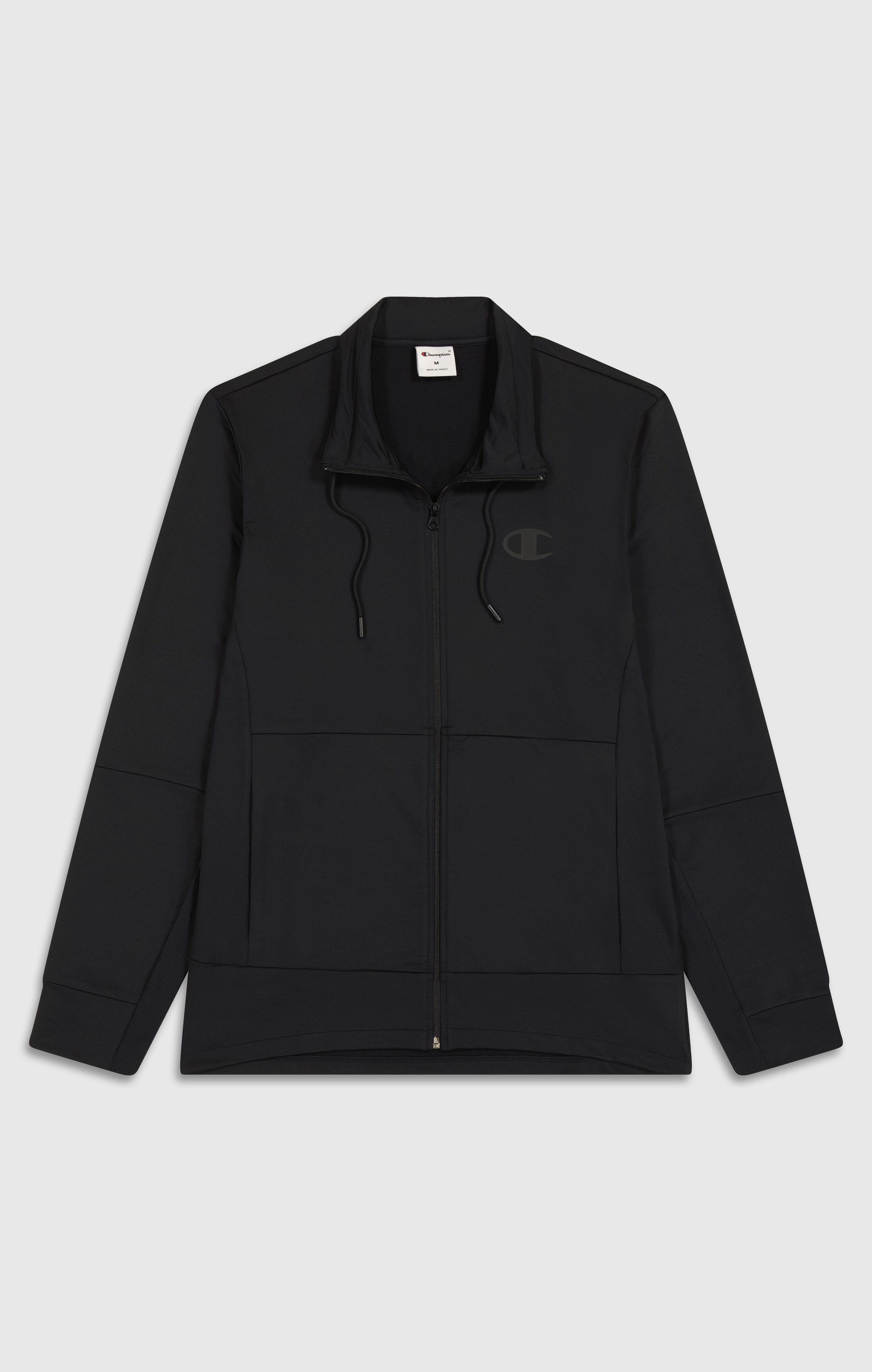 Men's Slim Fit Full-Zip Stretch Poly Hoodie