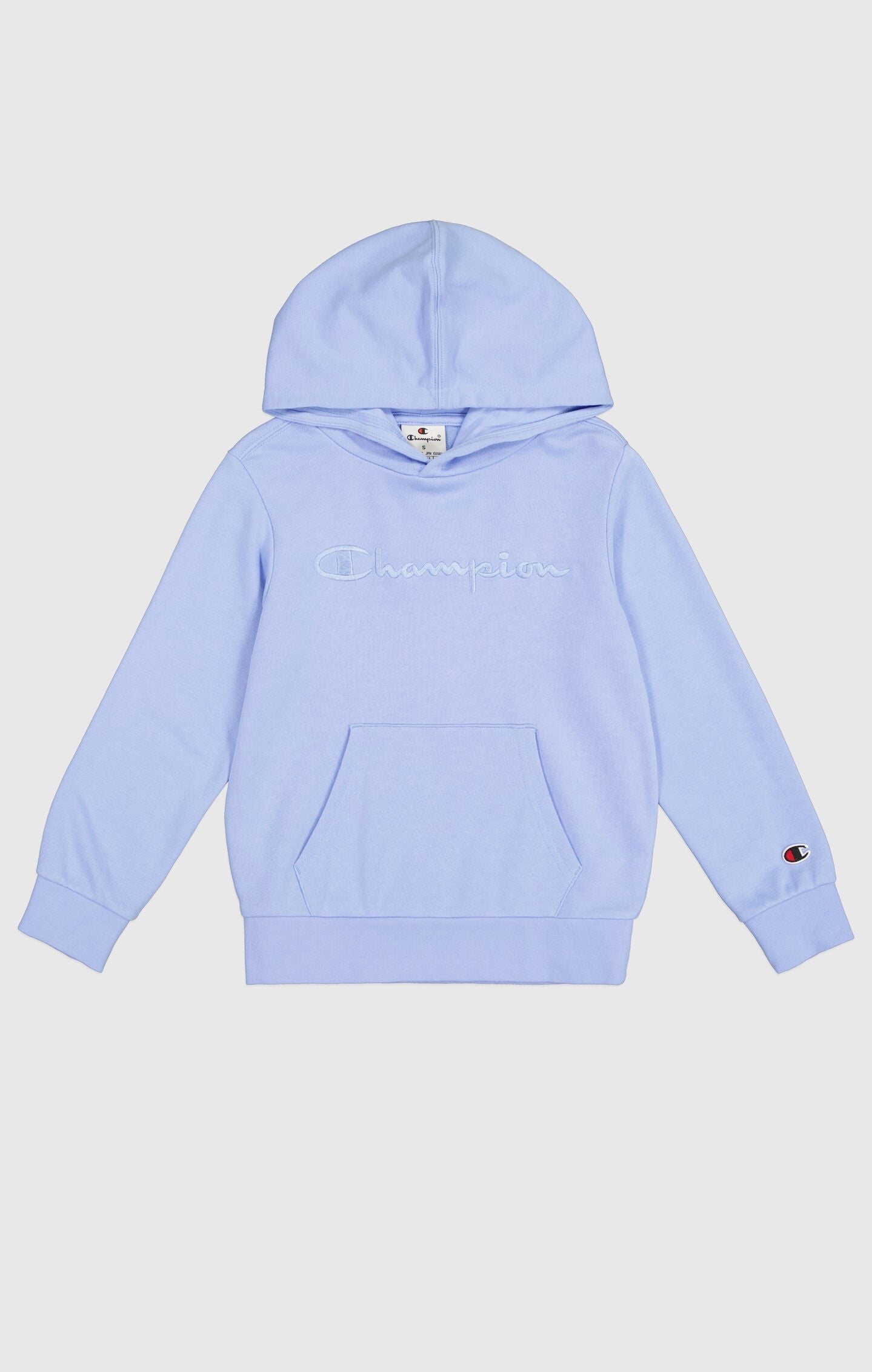 Boys' Ultra-Lightweight French Terry Hoodie with Tone-on-Tone Logo