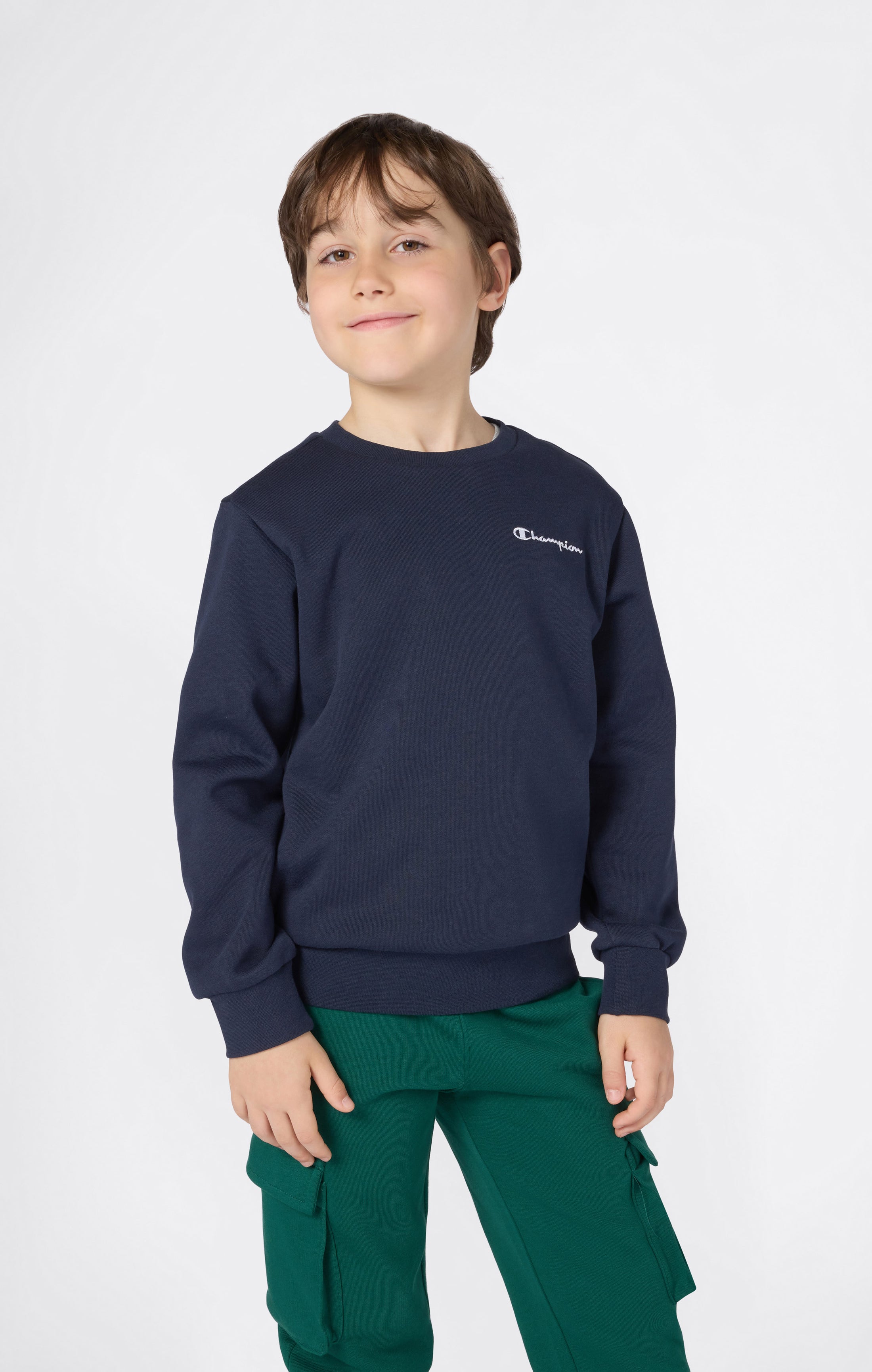 Rundhals-Sweatshirt Mit Angerautem Innenmaterial Icons Jungen