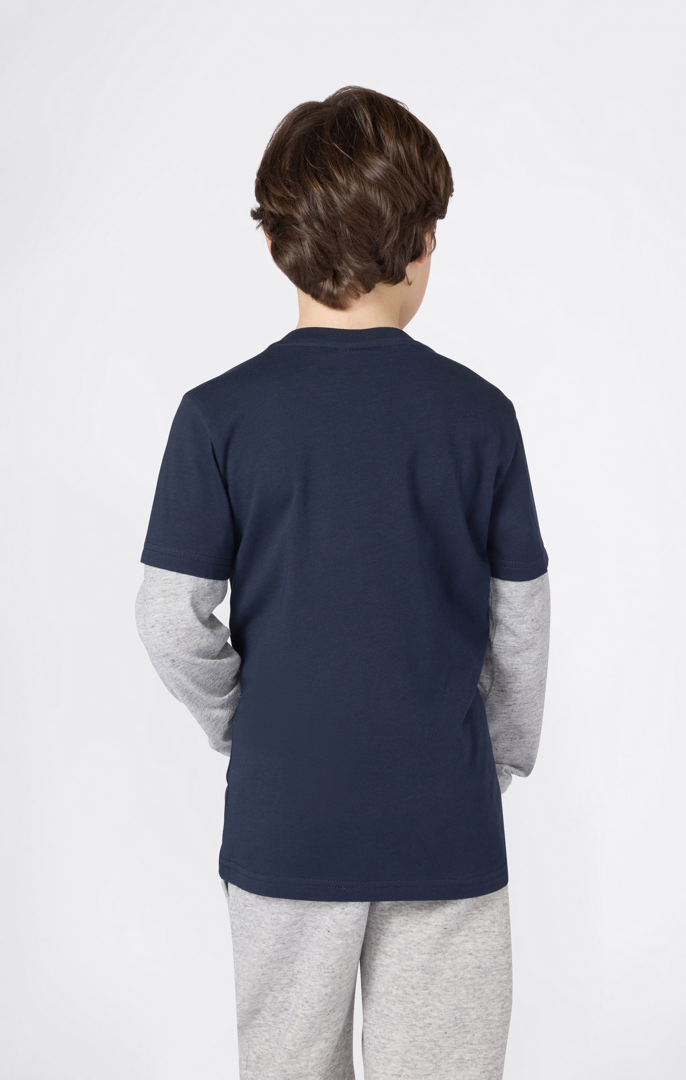 Langarm-T-Shirt Für Jungen Mit Script-Logo