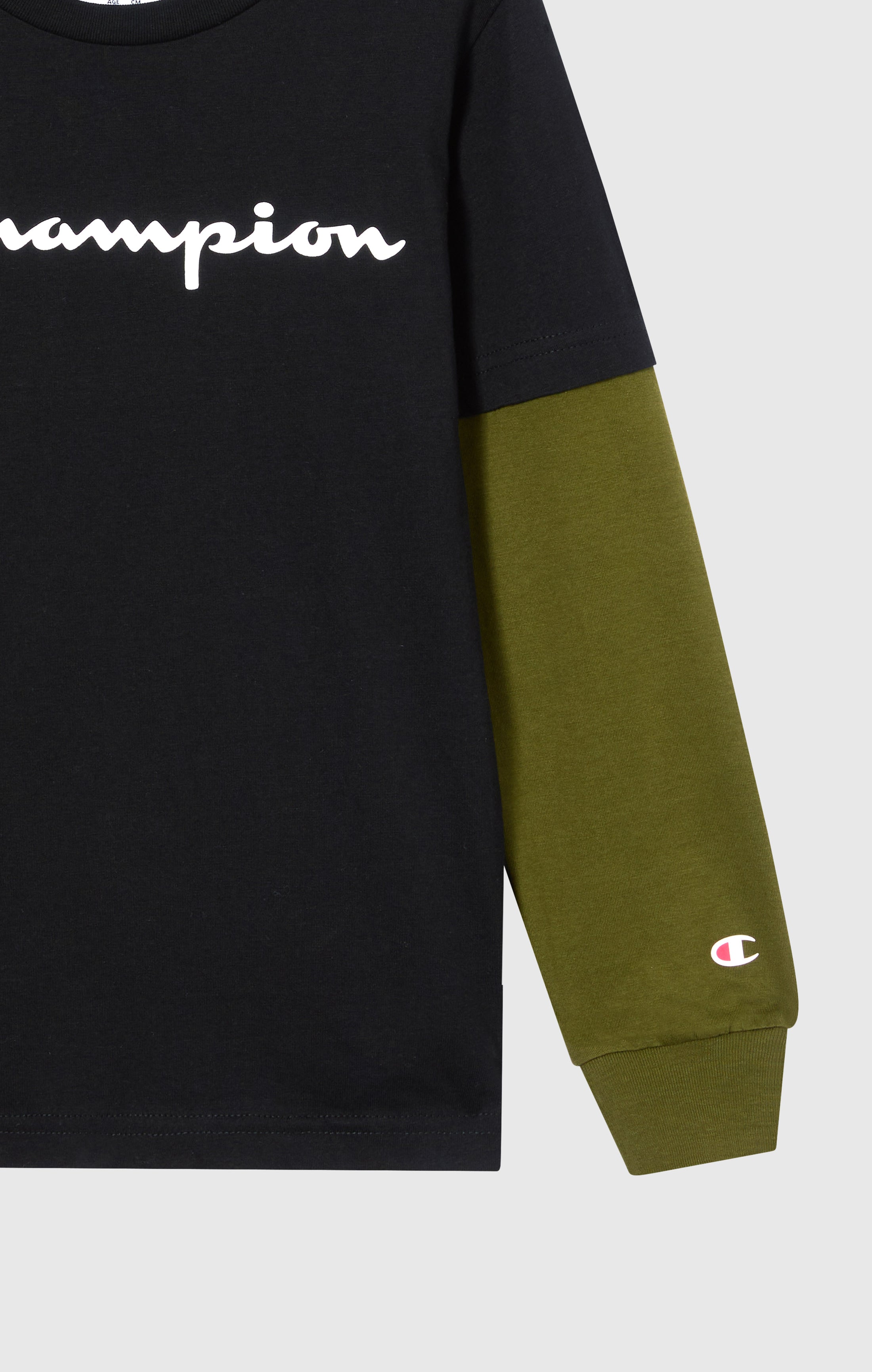 Langarm-T-Shirt Für Jungen Mit Script-Logo